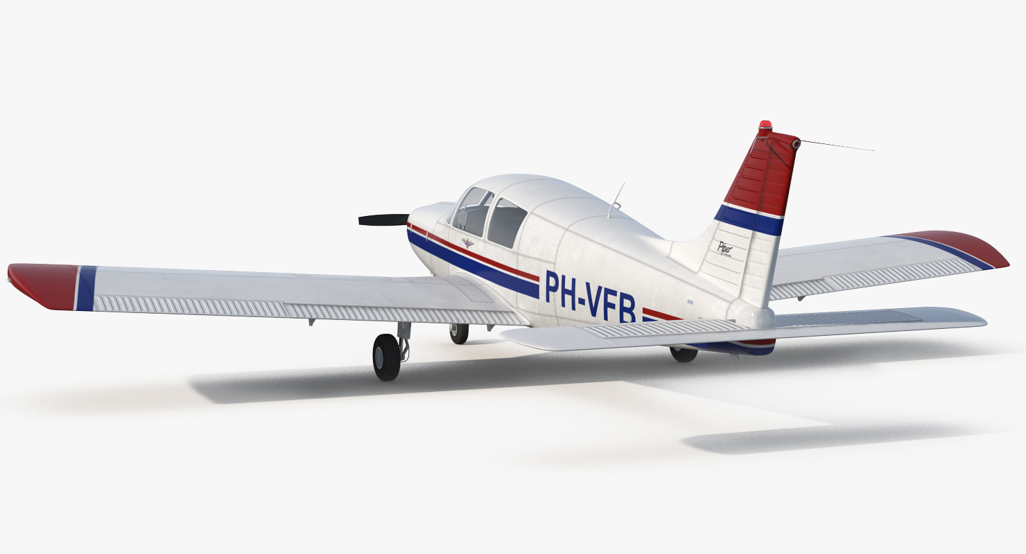 Private Aircraft Piper PA 28 Cherokee 3D