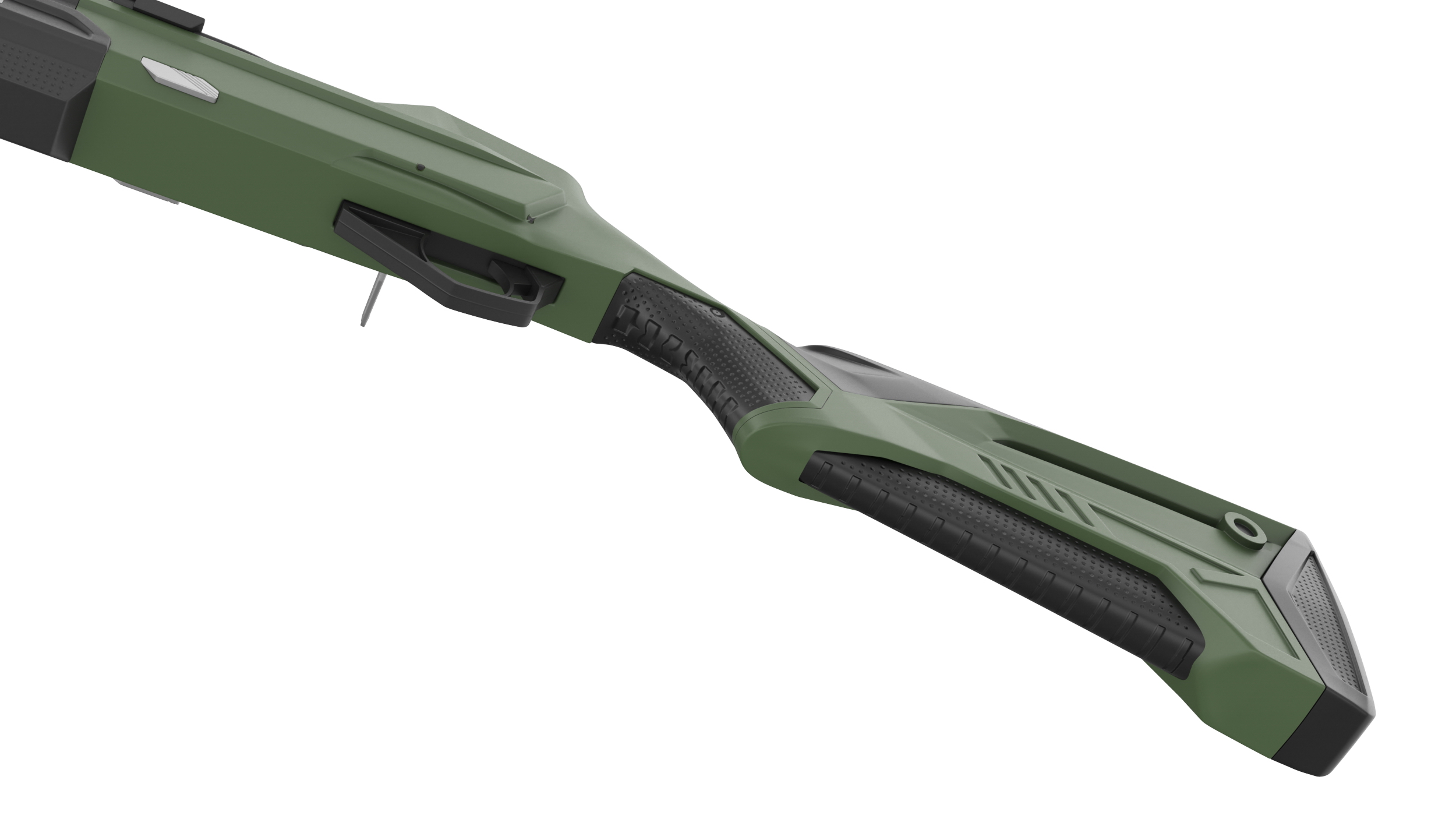 3D model Futuristic Shotgun MP 155 Ultima Kalashnikov Green