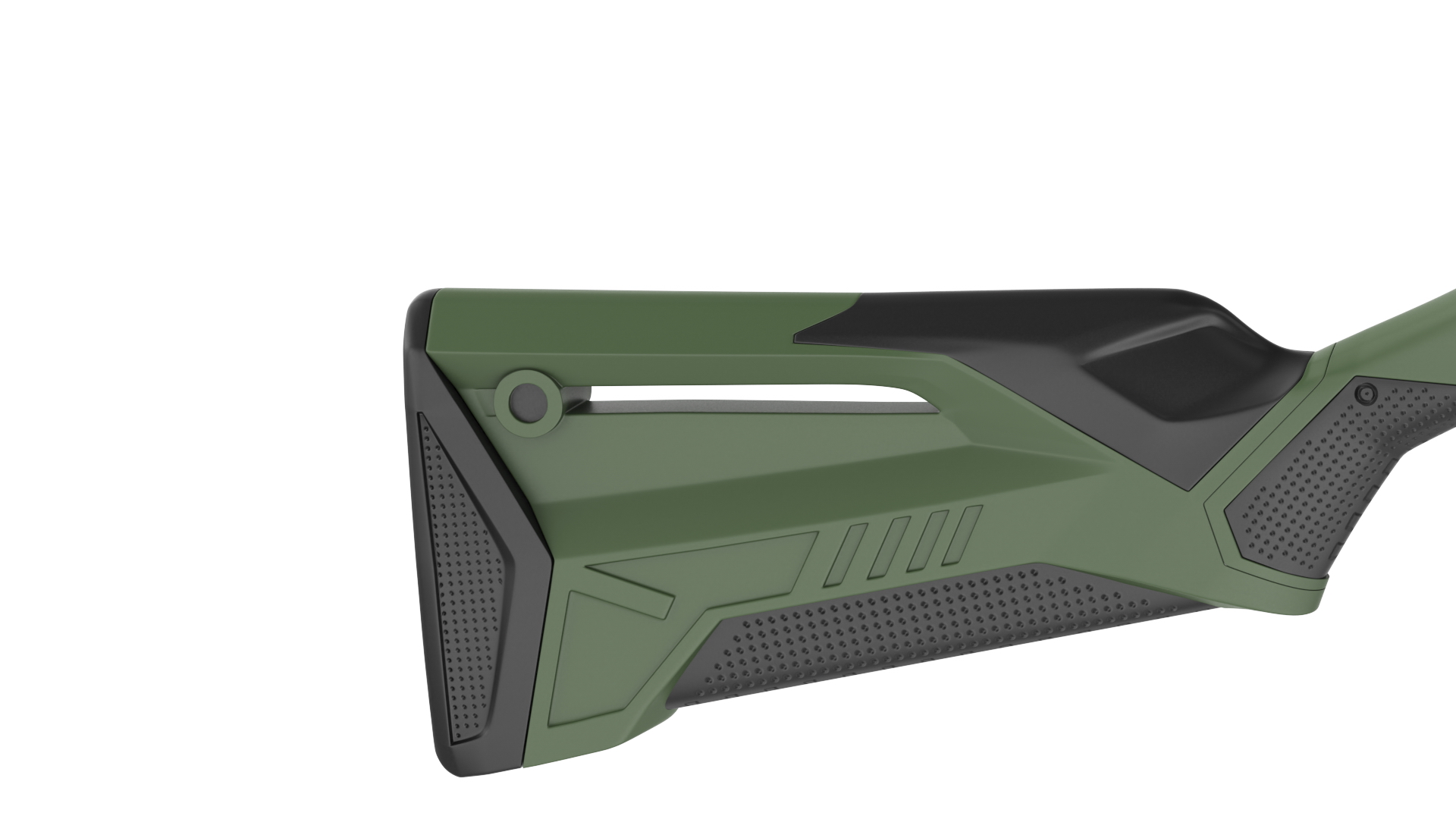 3D model Futuristic Shotgun MP 155 Ultima Kalashnikov Green