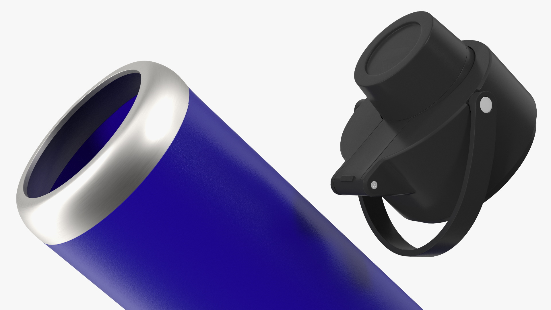 Sports Bottle Blue Close 3D model