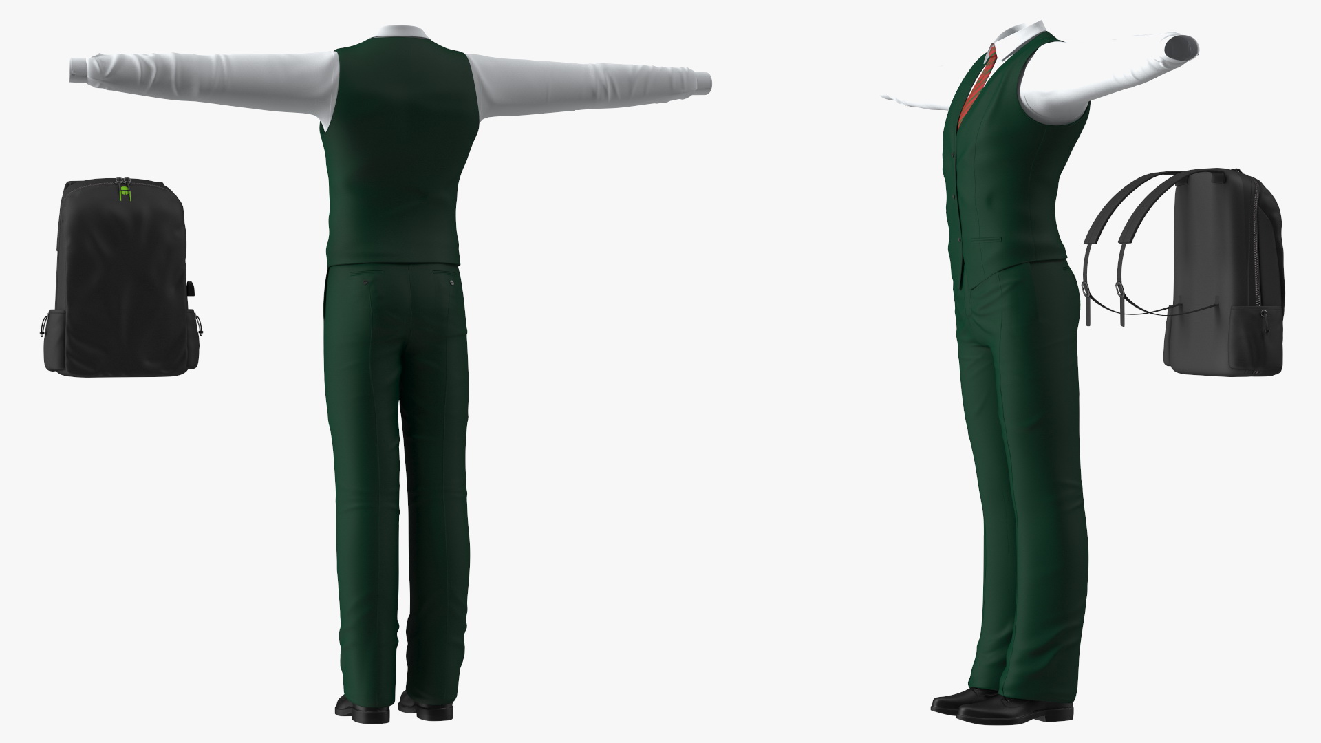 Teenage School Uniform 3D