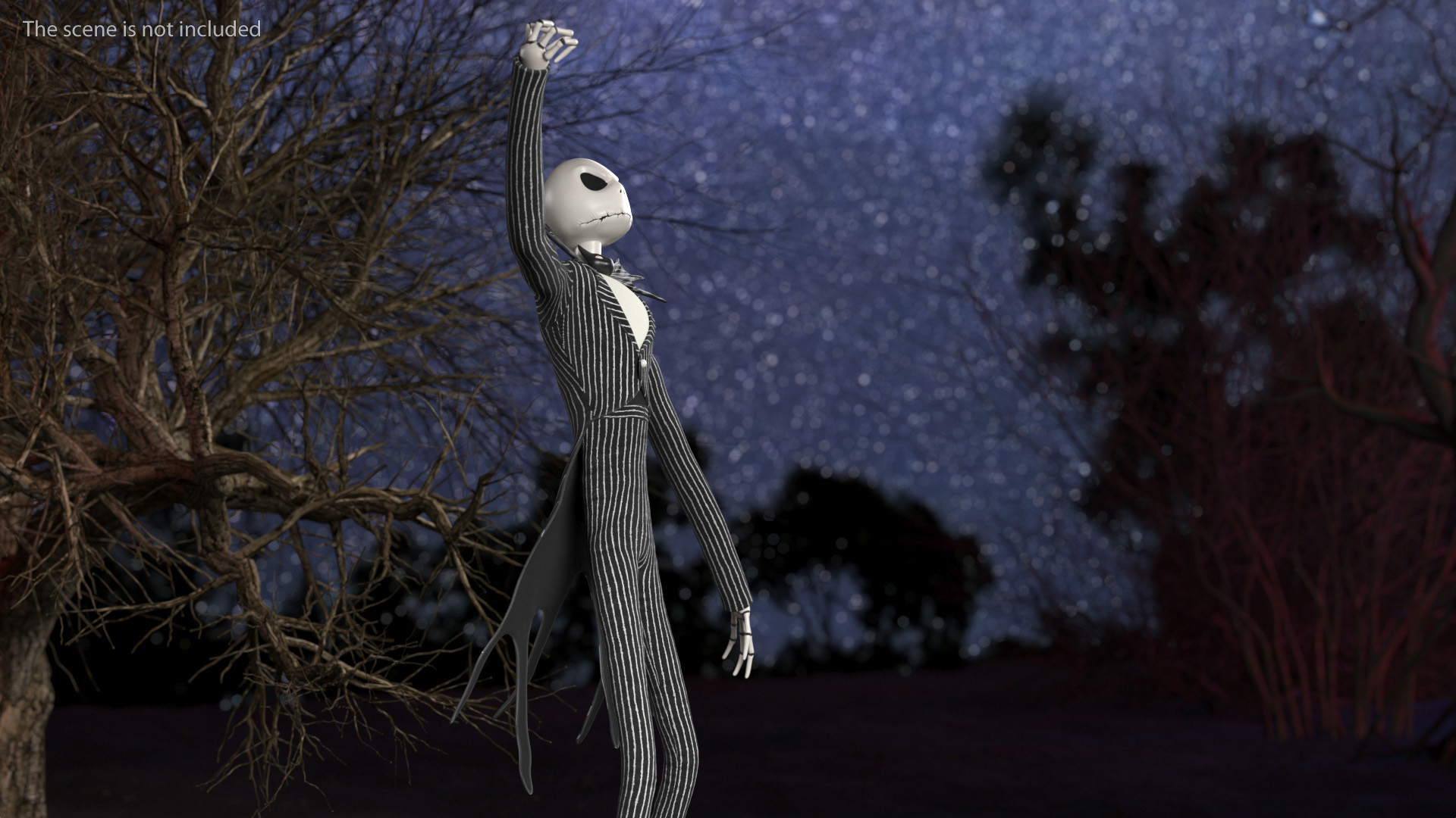 Angry Jack Skellington Character 3D