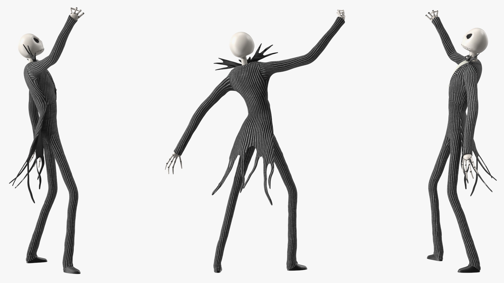 Angry Jack Skellington Character 3D