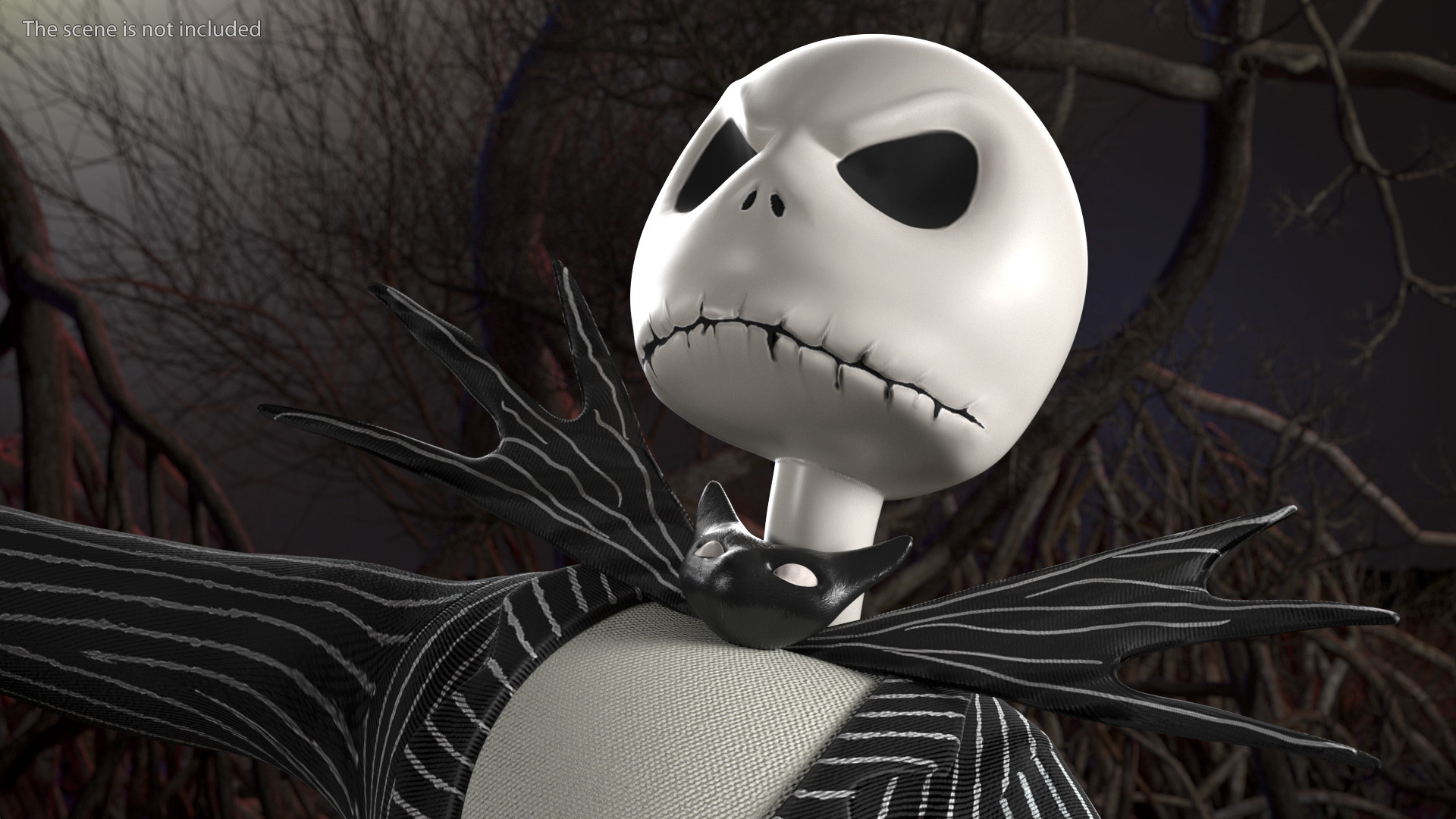 Angry Jack Skellington Character 3D