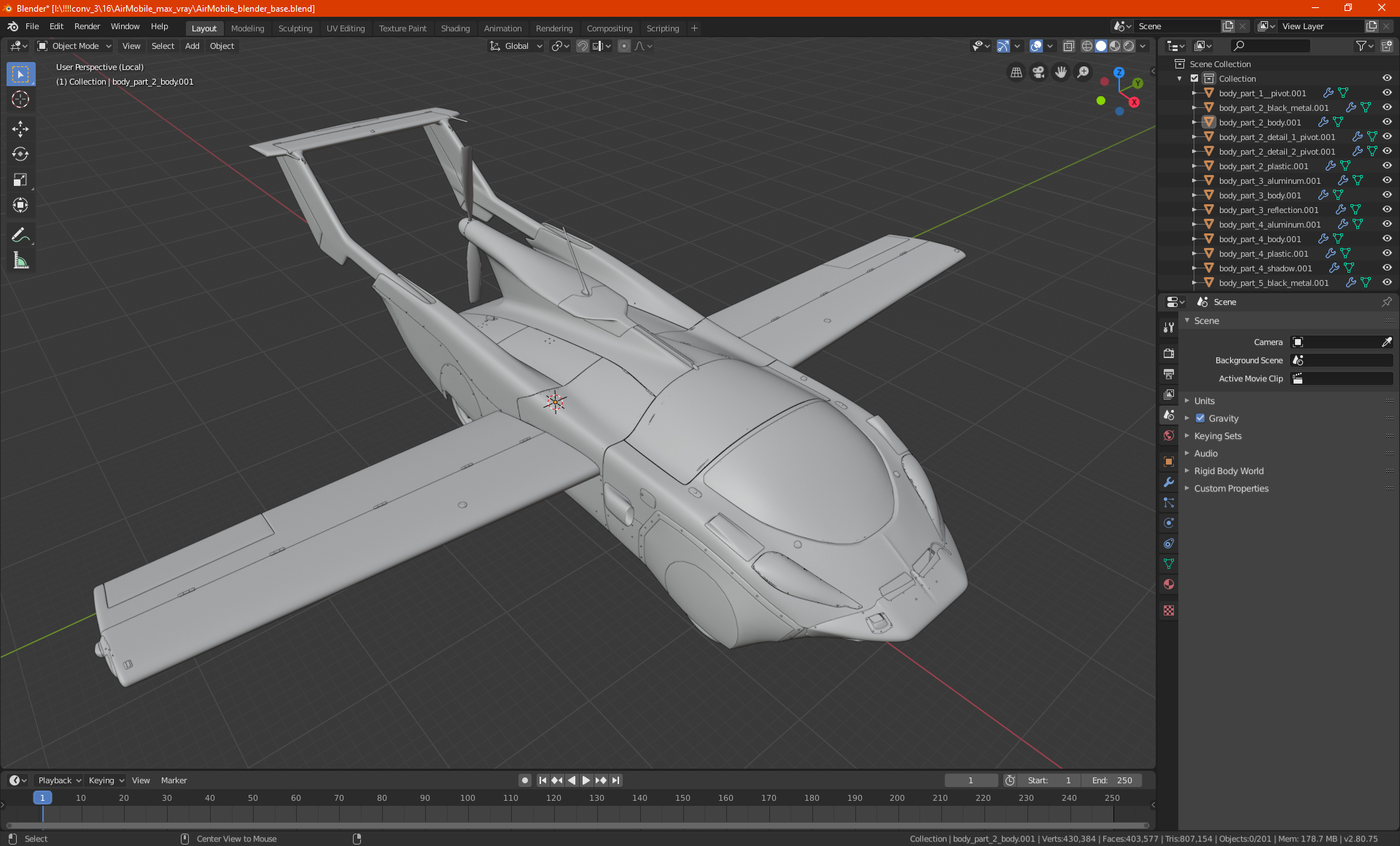 AirMobile 3D model