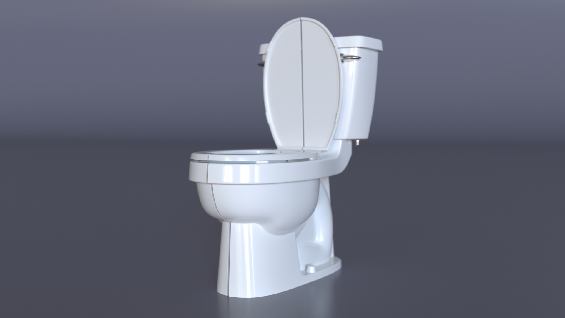 3D model Toilet Cross Section