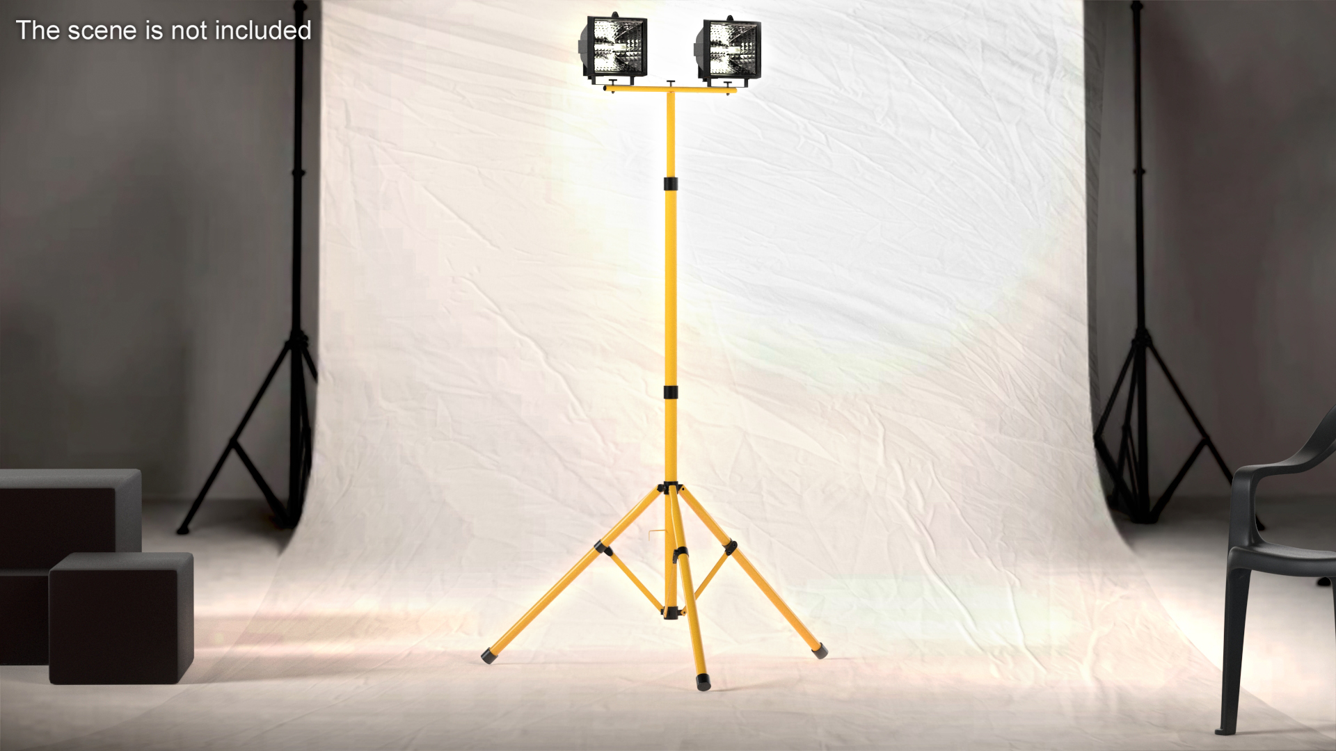 3D Portable Construction Light IEK IO-500P with Tripod