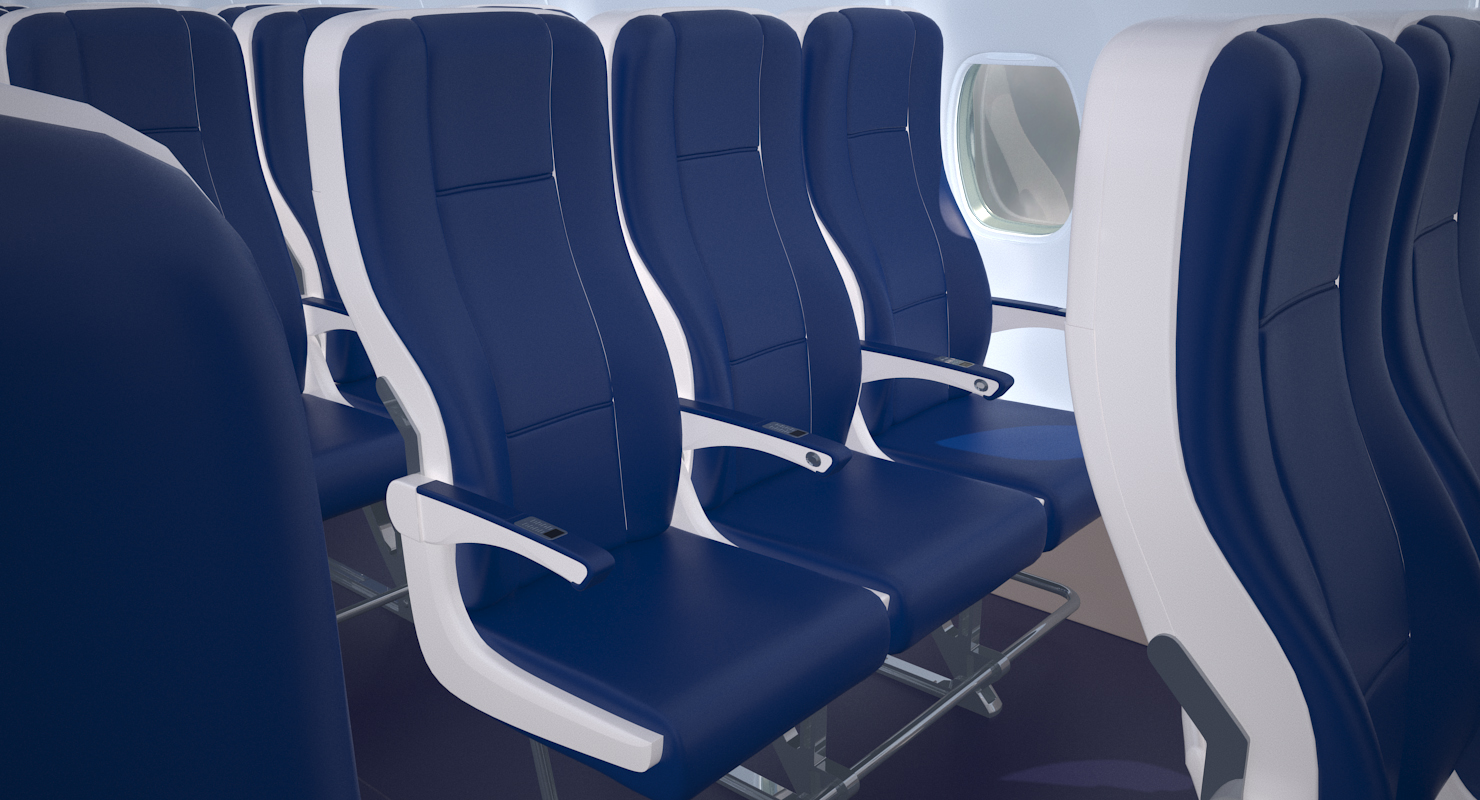 3D Boeing 737 900 with Interior Generic