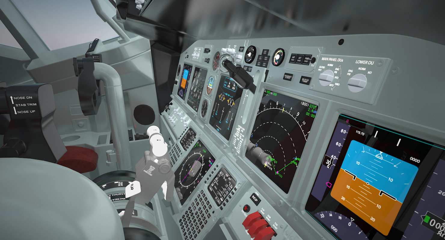 3D Boeing 737 900 with Interior Generic