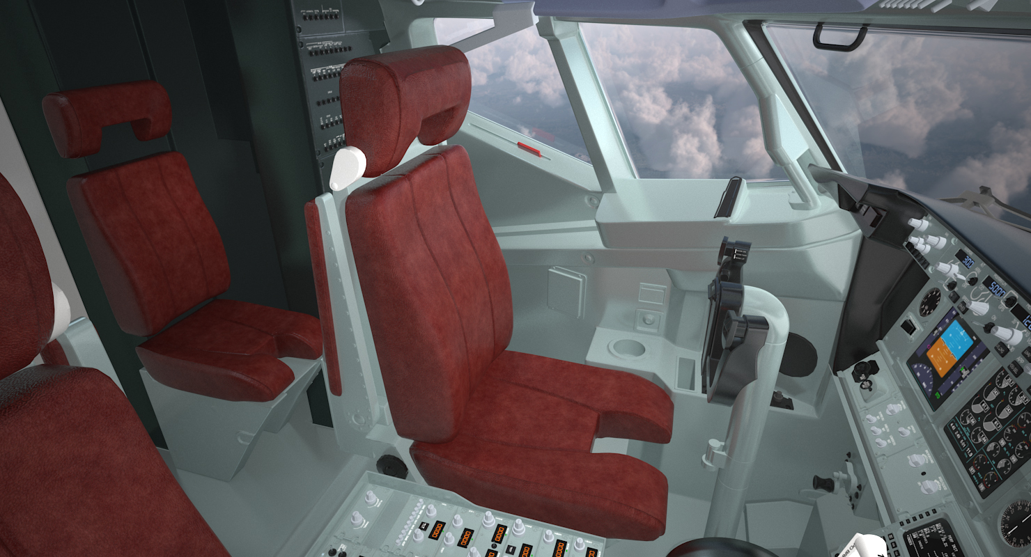 3D Boeing 737 900 with Interior Generic