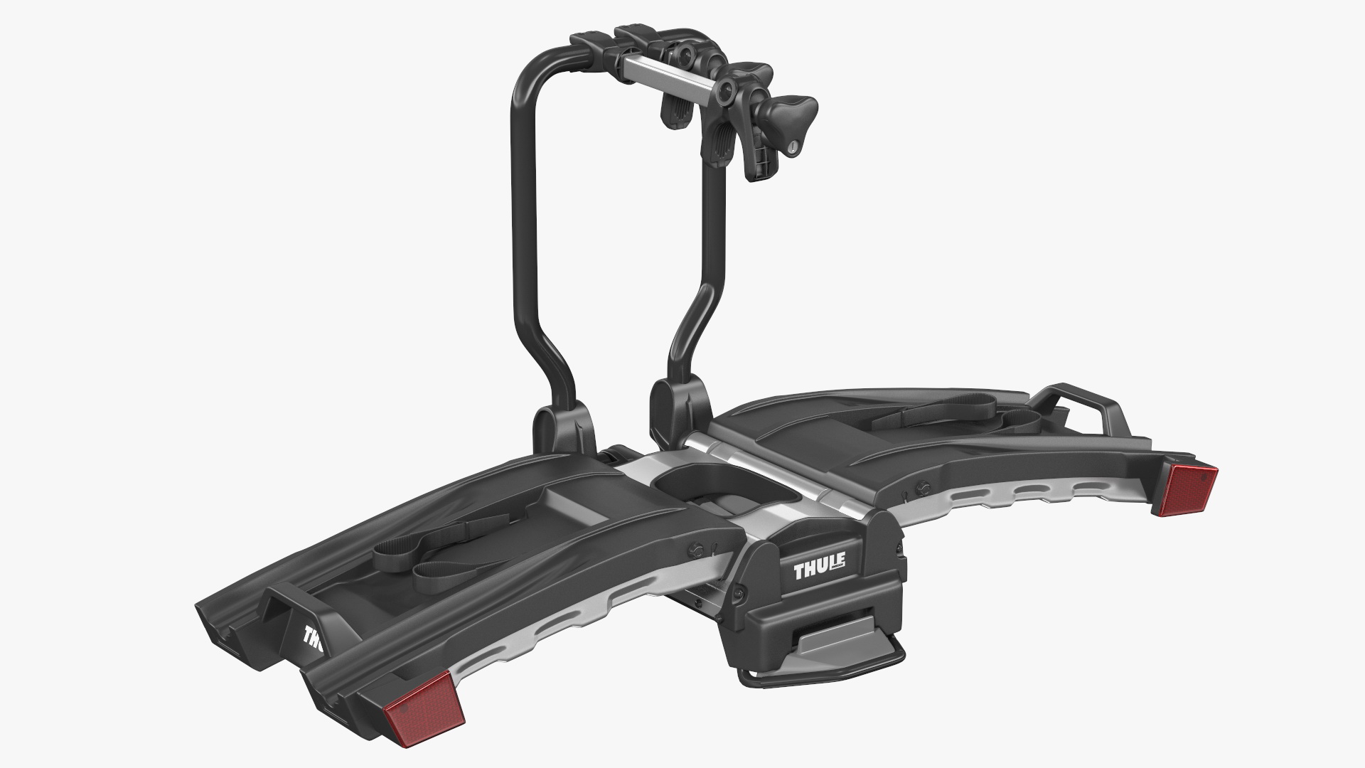 3D Thule EasyFold XT2 Bike Racks Rigged