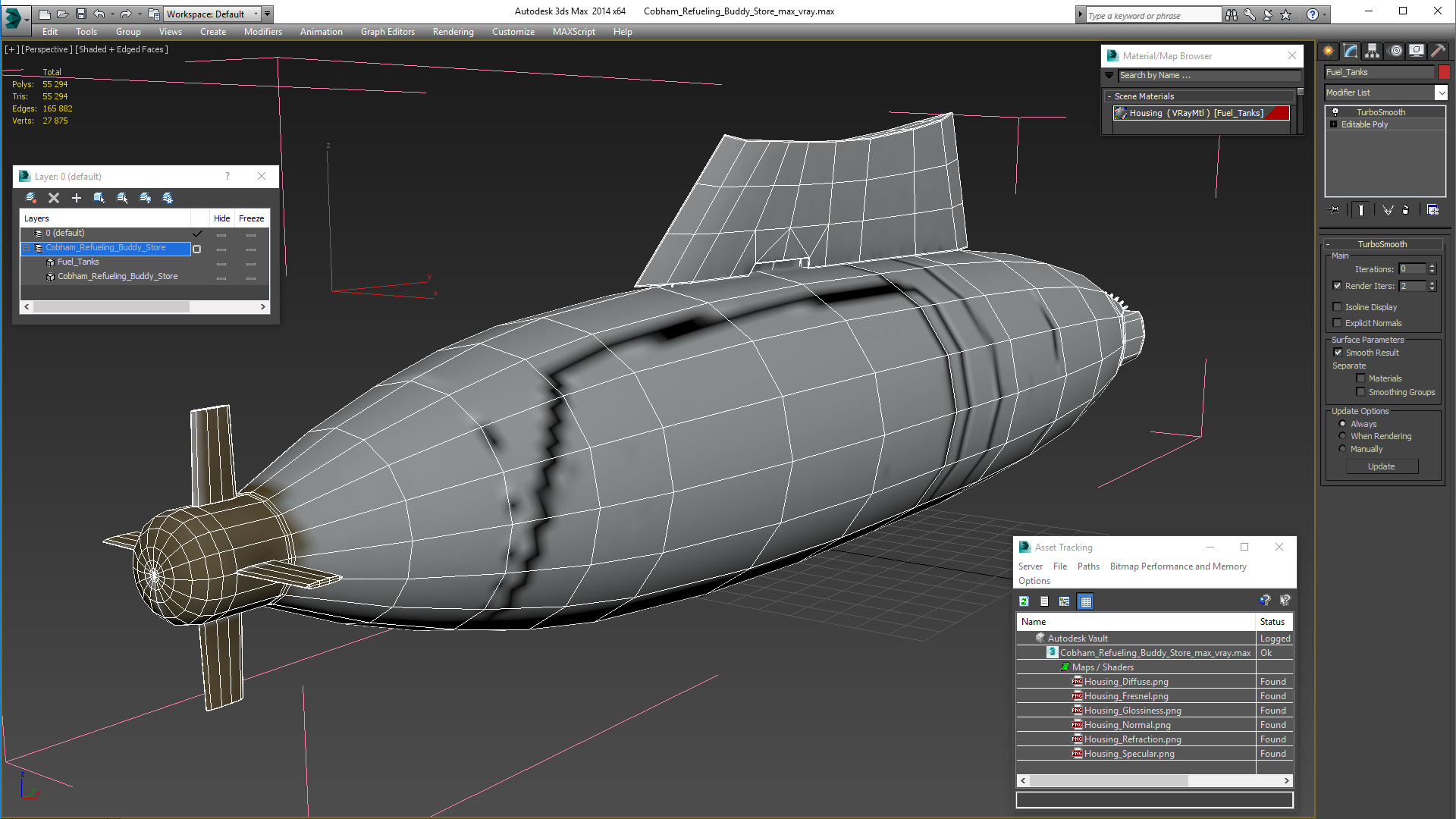 3D Cobham Refueling Buddy Store model