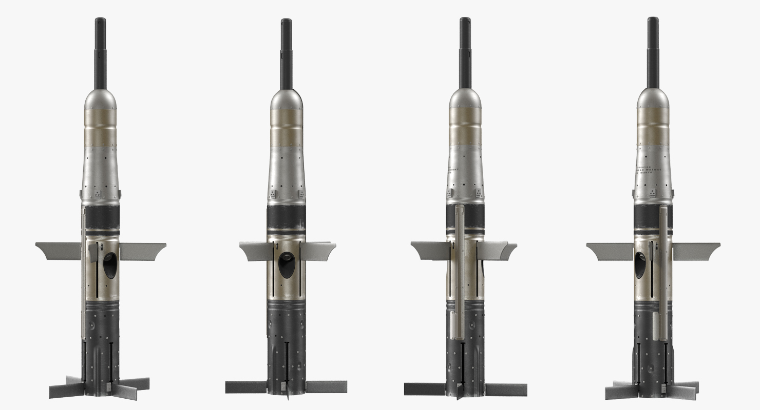 3D BGM 71c TOW Missile Rigged