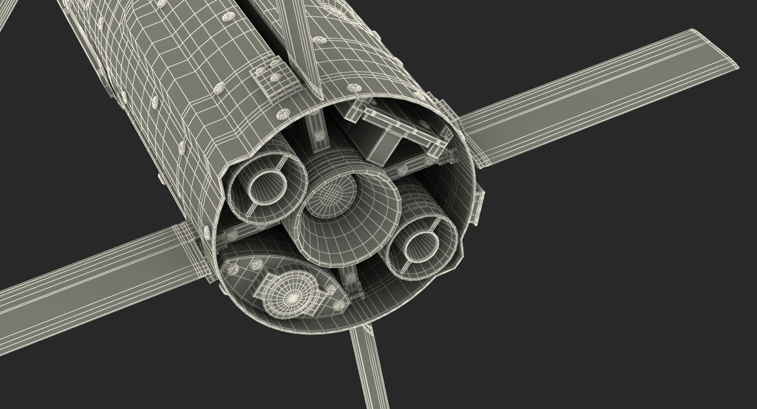 3D BGM 71c TOW Missile Rigged