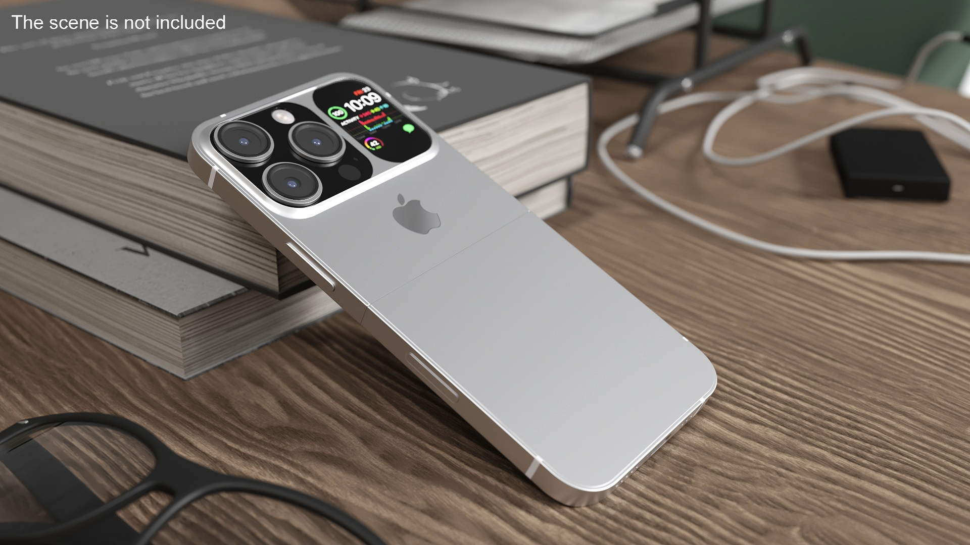 Apple iPhone Flip Silver 3D model