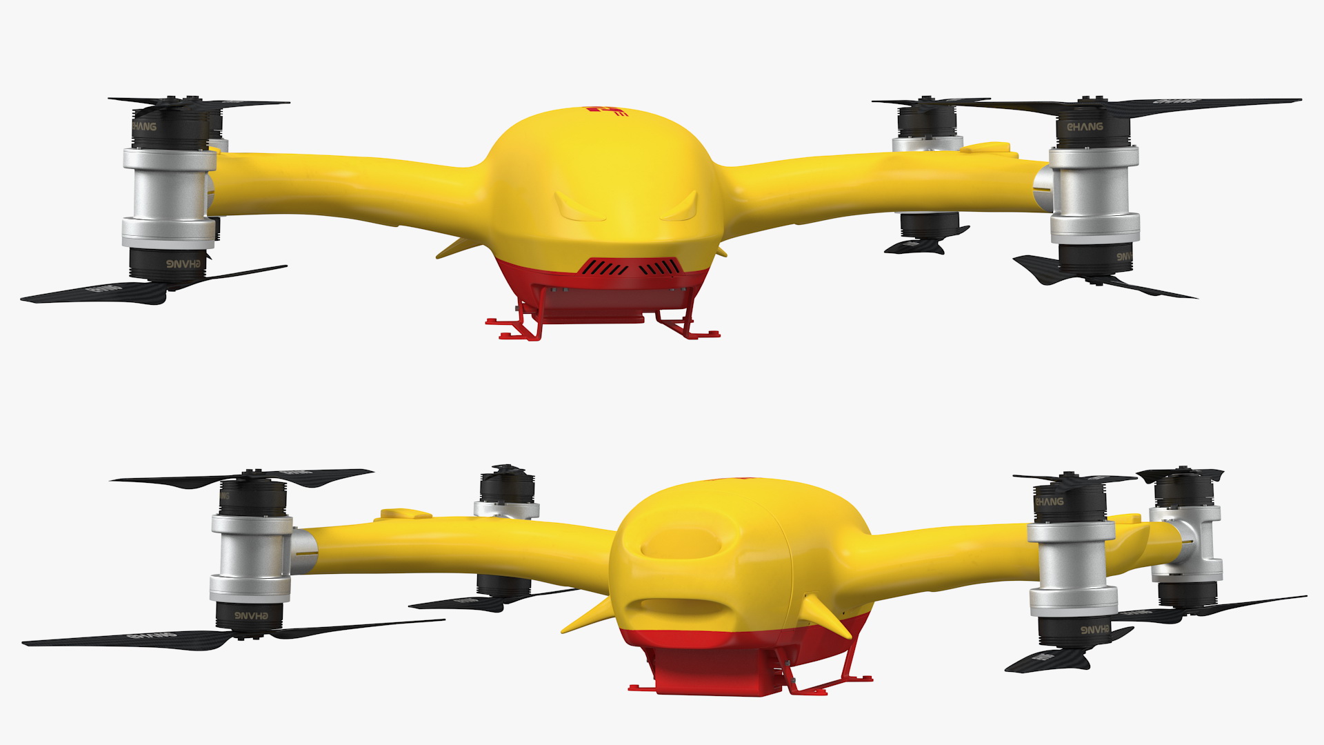 3D model DHL Quadcopter Drone