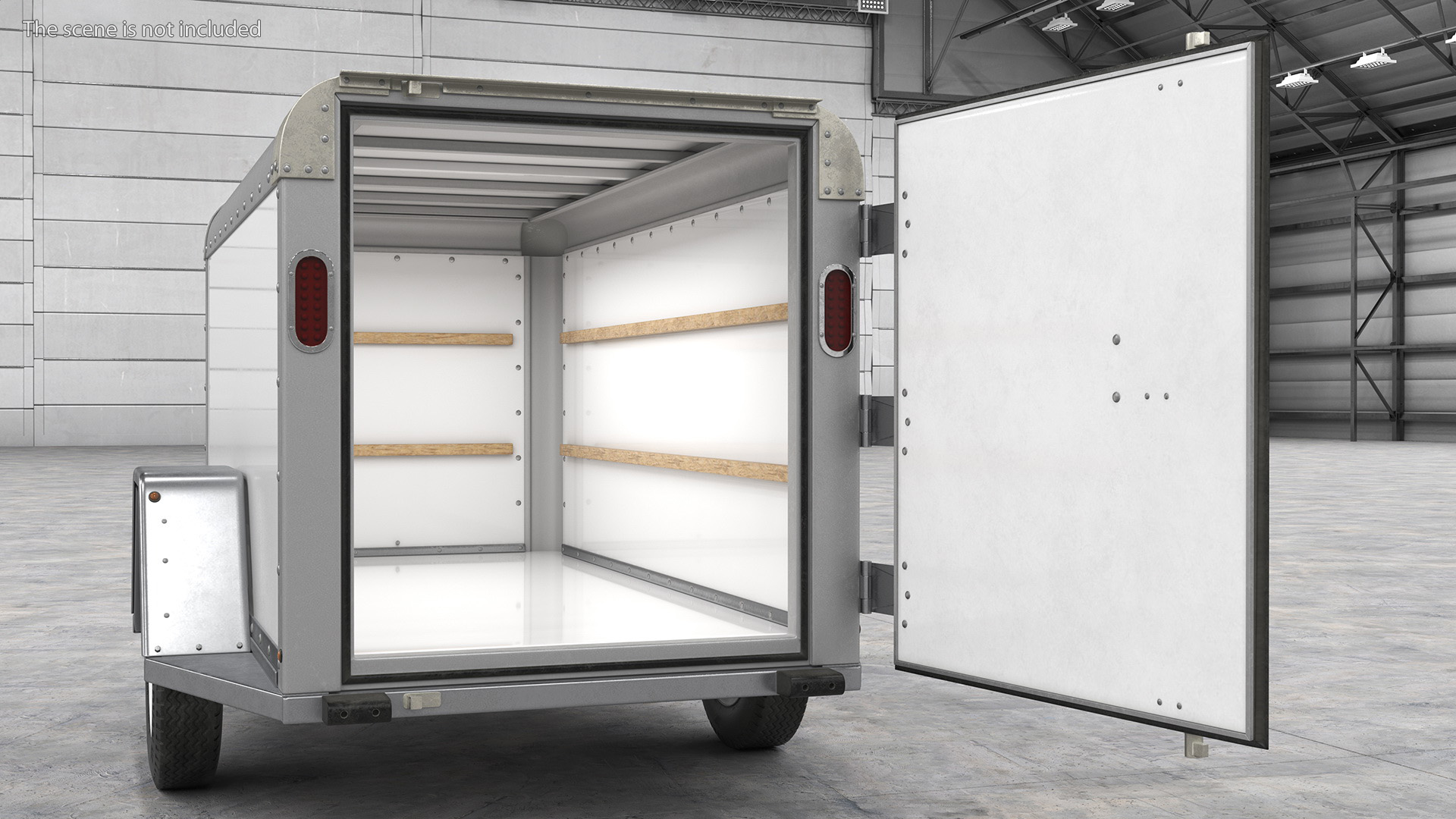 4x8 Cargo Trailer 3D