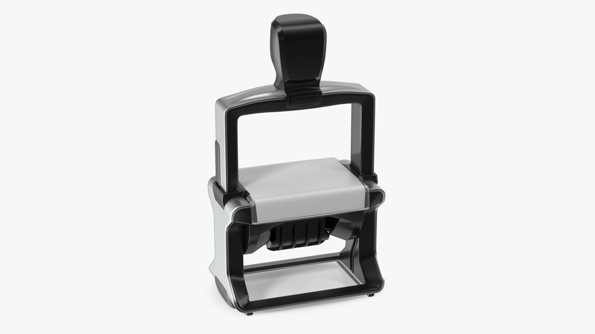 Professional Self Inking Date Stamp Rigged 3D