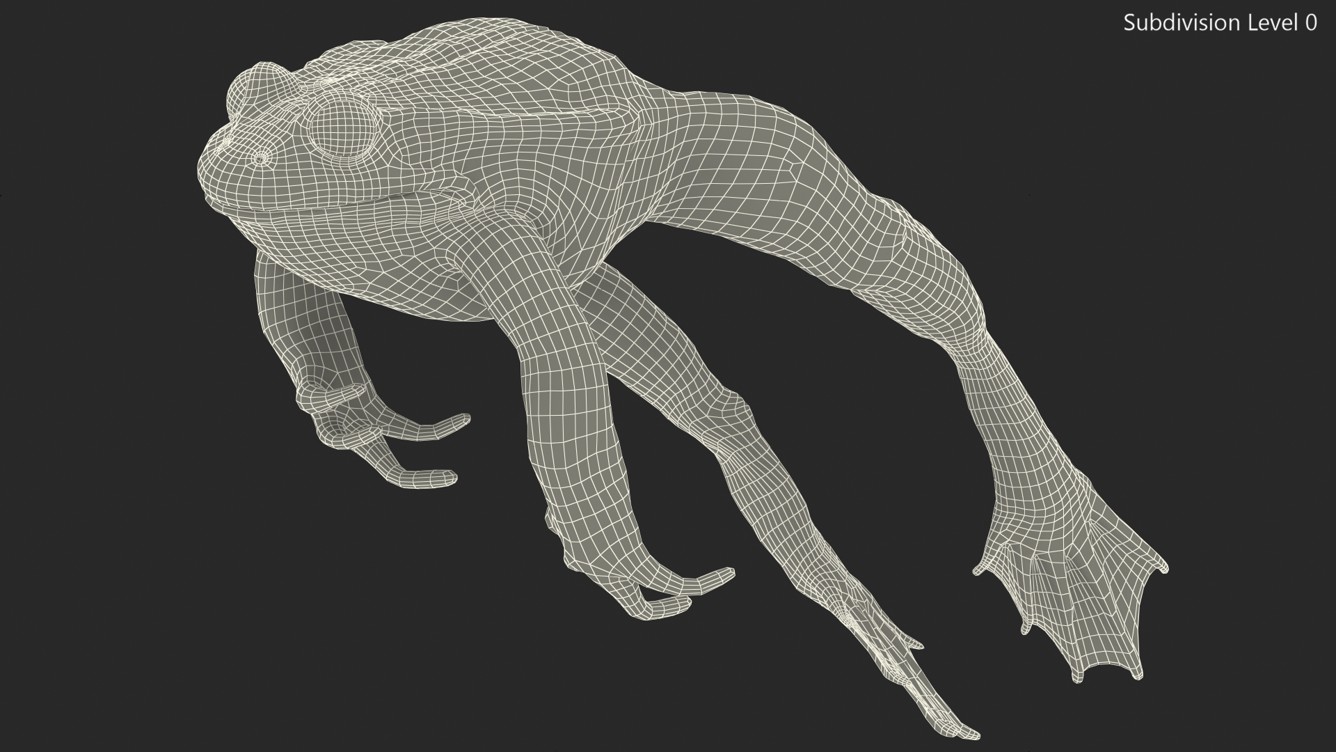 Frog Jumping Pose 3D