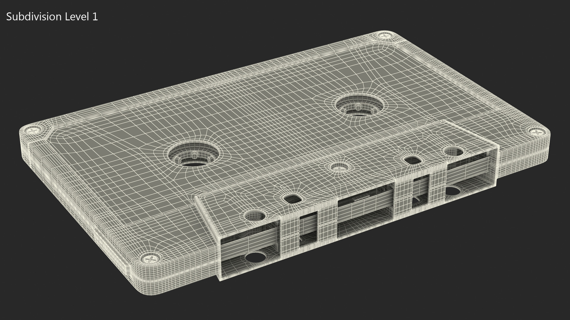 3D TDK D90 Cassette Tape