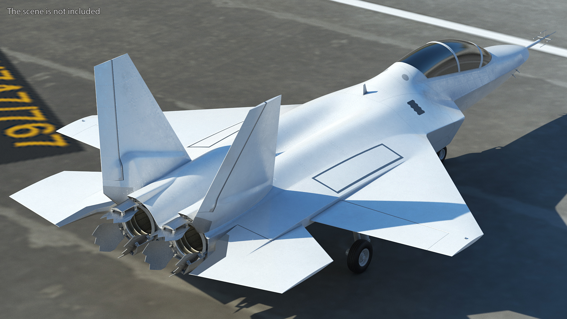 3D model Mitsubishi X2 Shinshin Aircraft Exterior Only