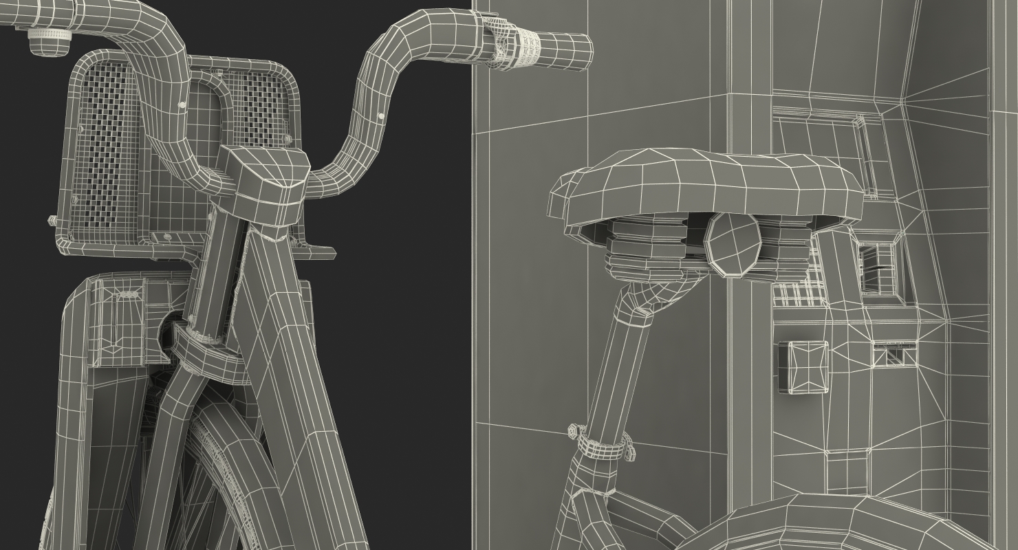 3D Sharing Pay Station with Bicycles Generic