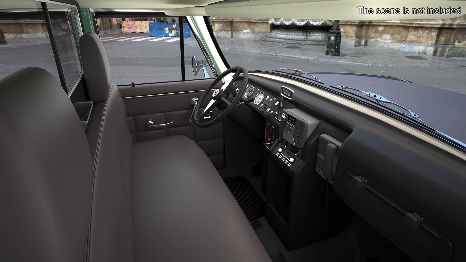 3D Checker Taxicab 1982 Rigged for Cinema 4D