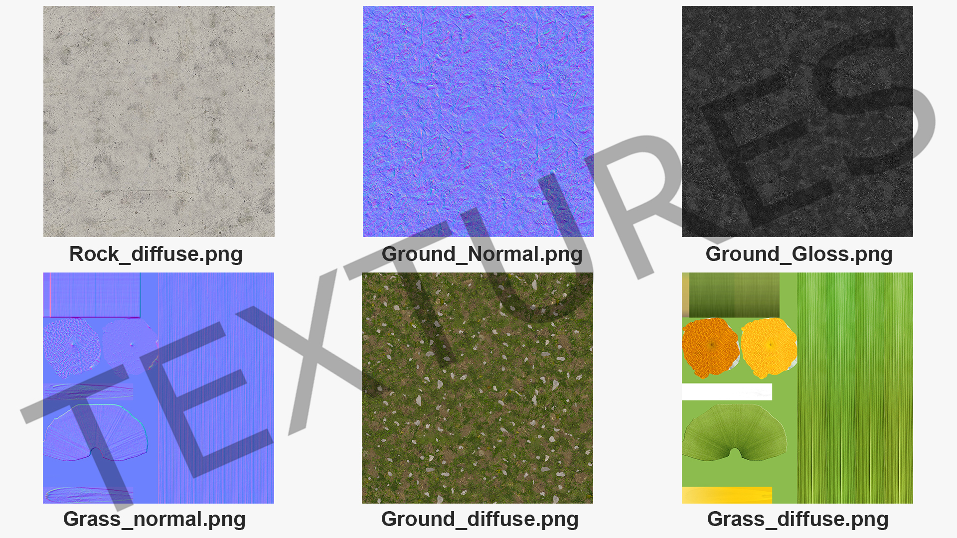 3D Meadow with Blooming Flowers model