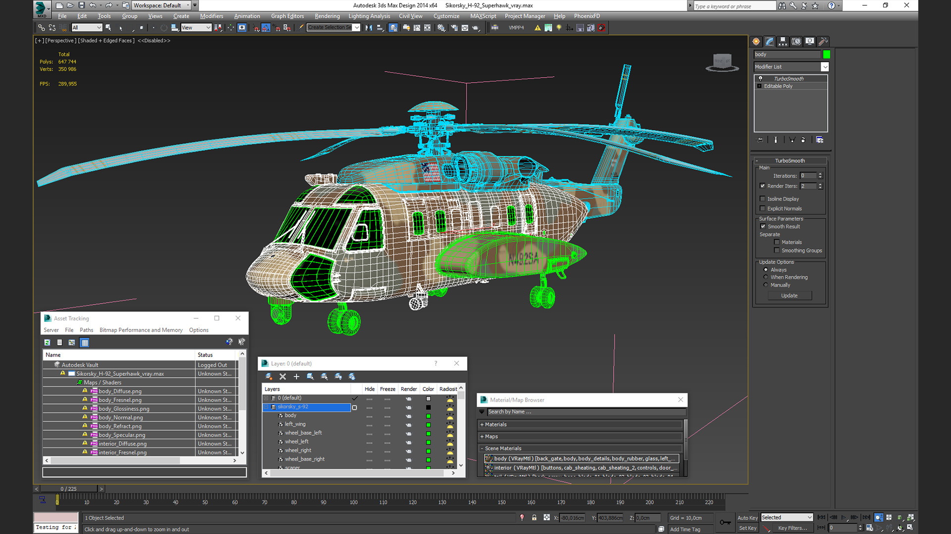 3D Sikorsky H-92 Superhawk model