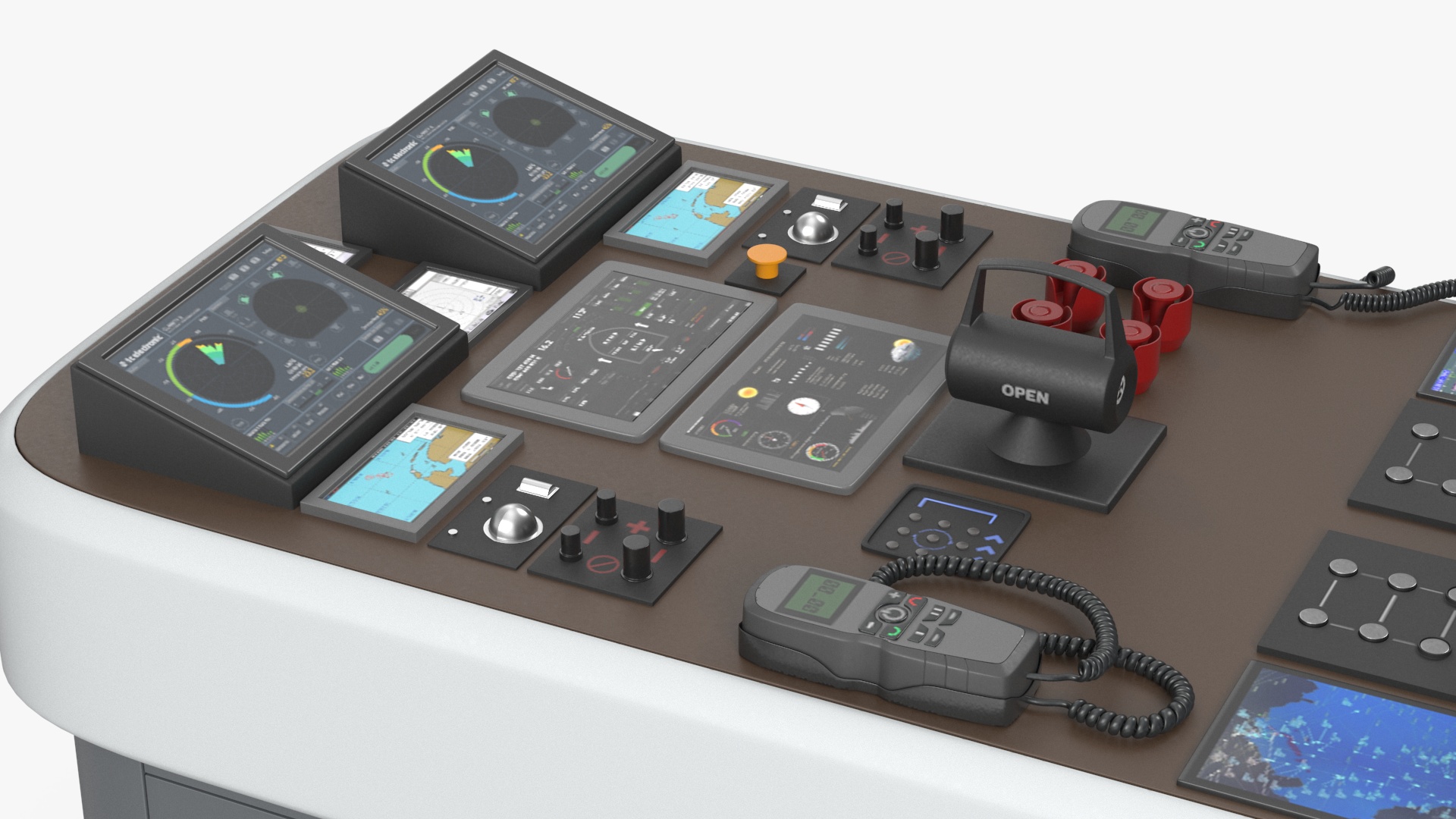 3D model Ship Control Station