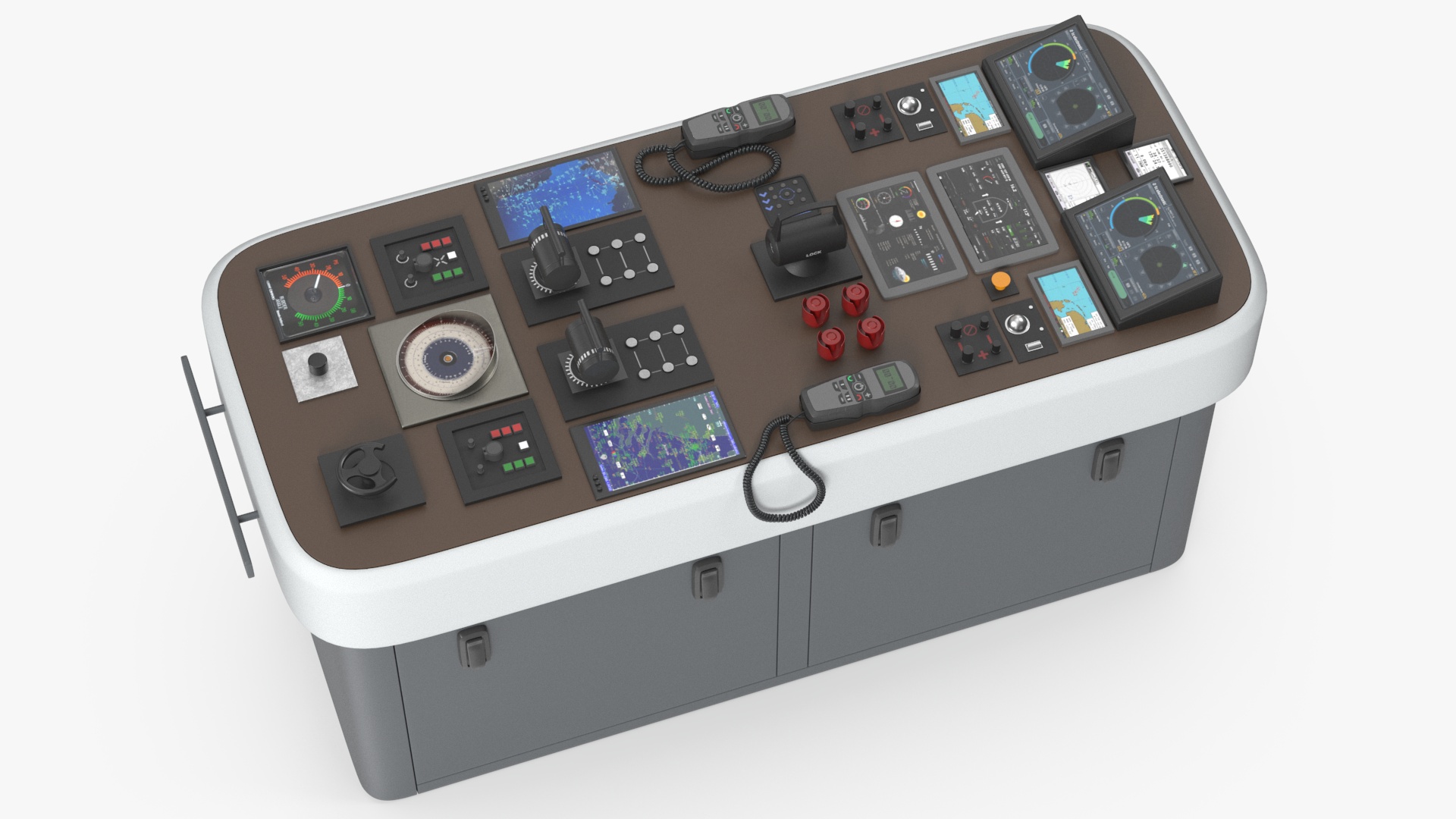 3D model Ship Control Station