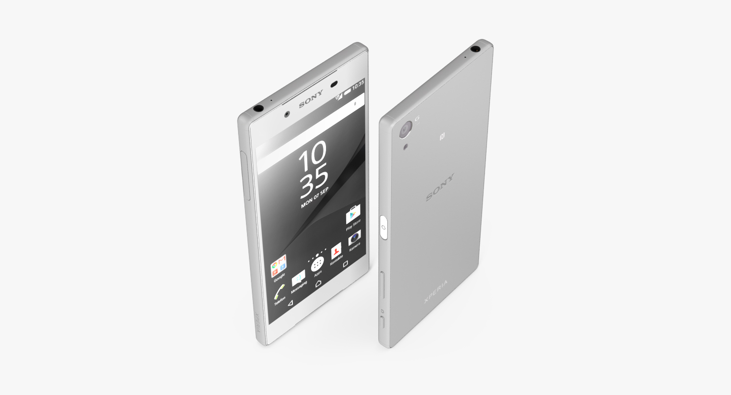 3D model Sony Xperia Z5 White