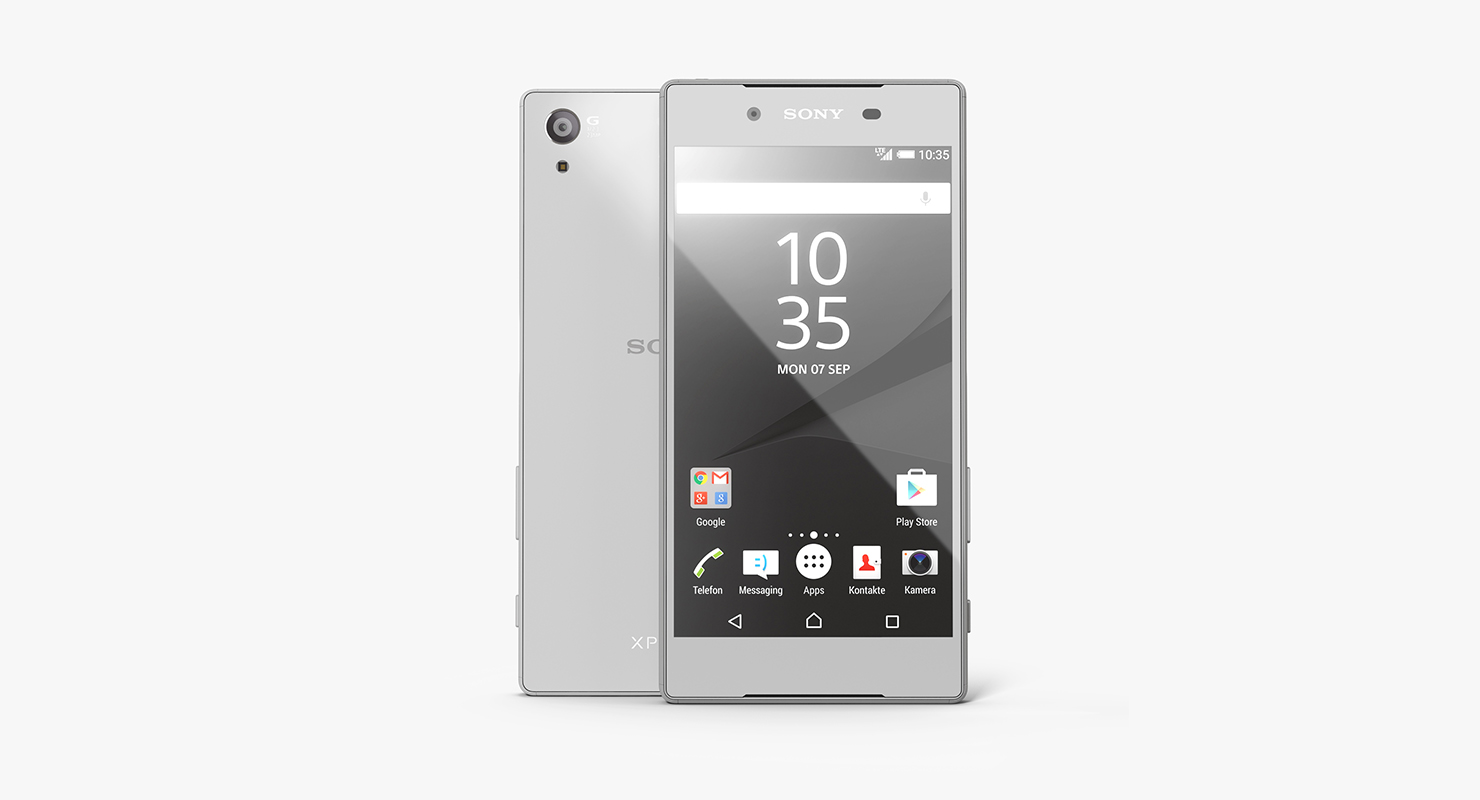 3D model Sony Xperia Z5 White