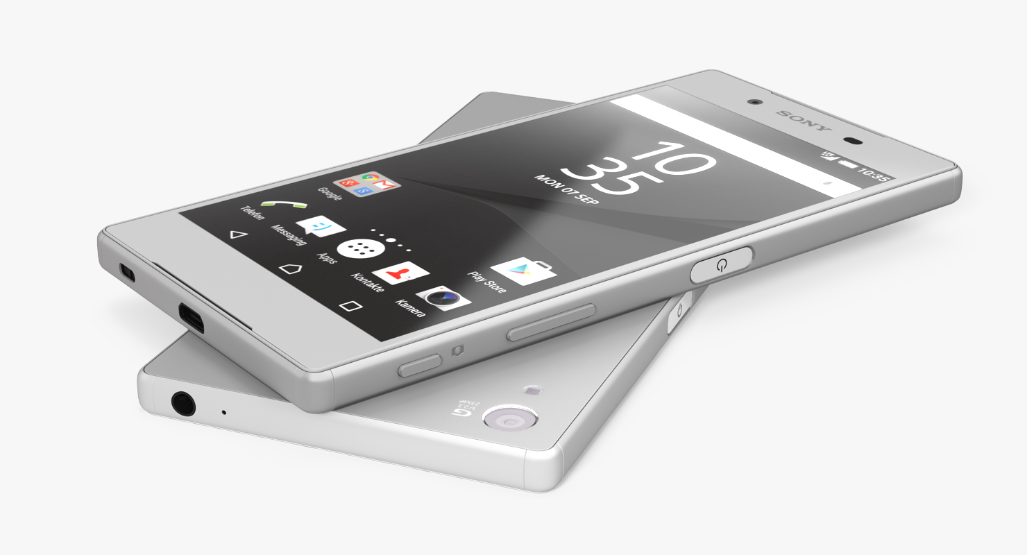 3D model Sony Xperia Z5 White