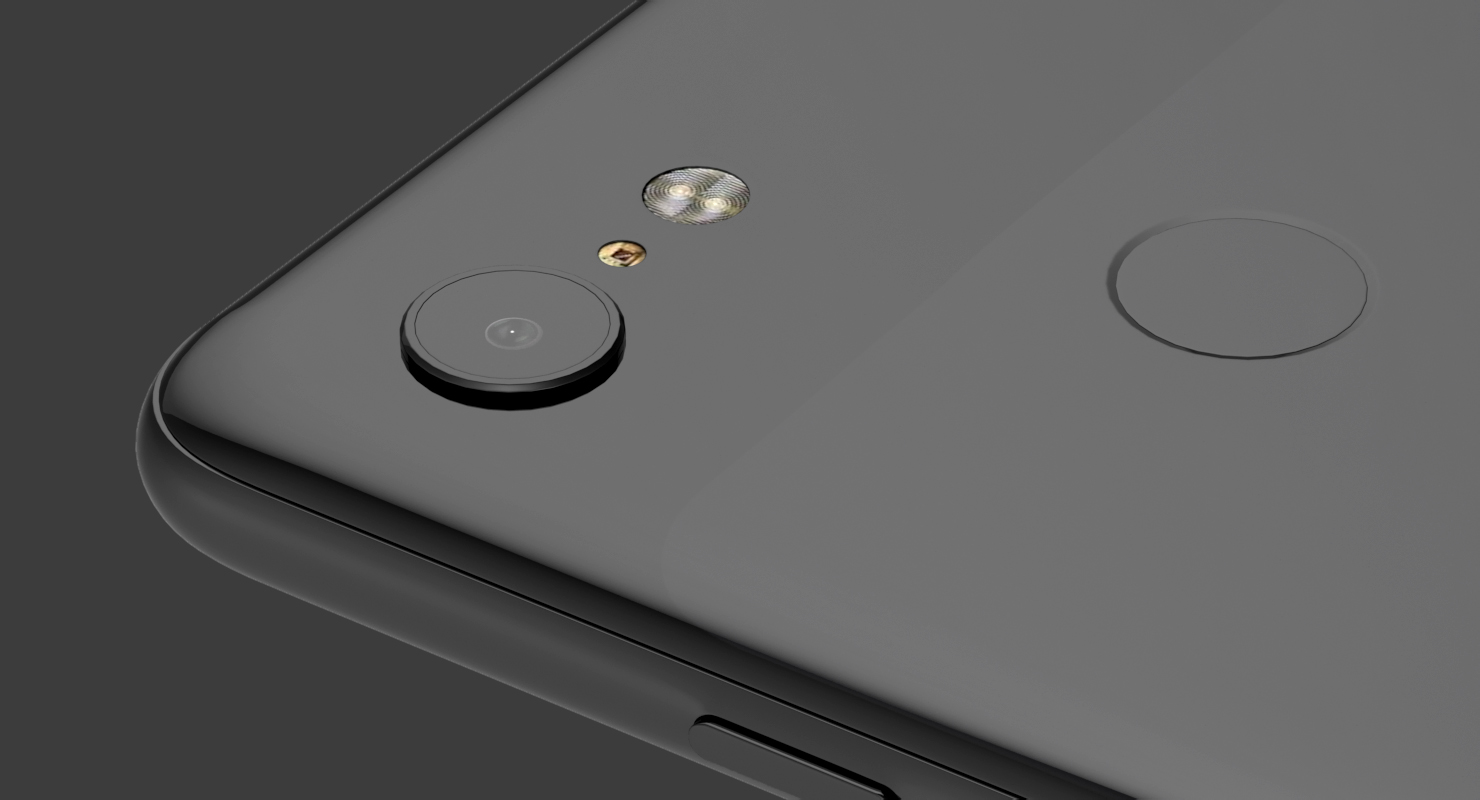 3D model Google Pixel 3 Black