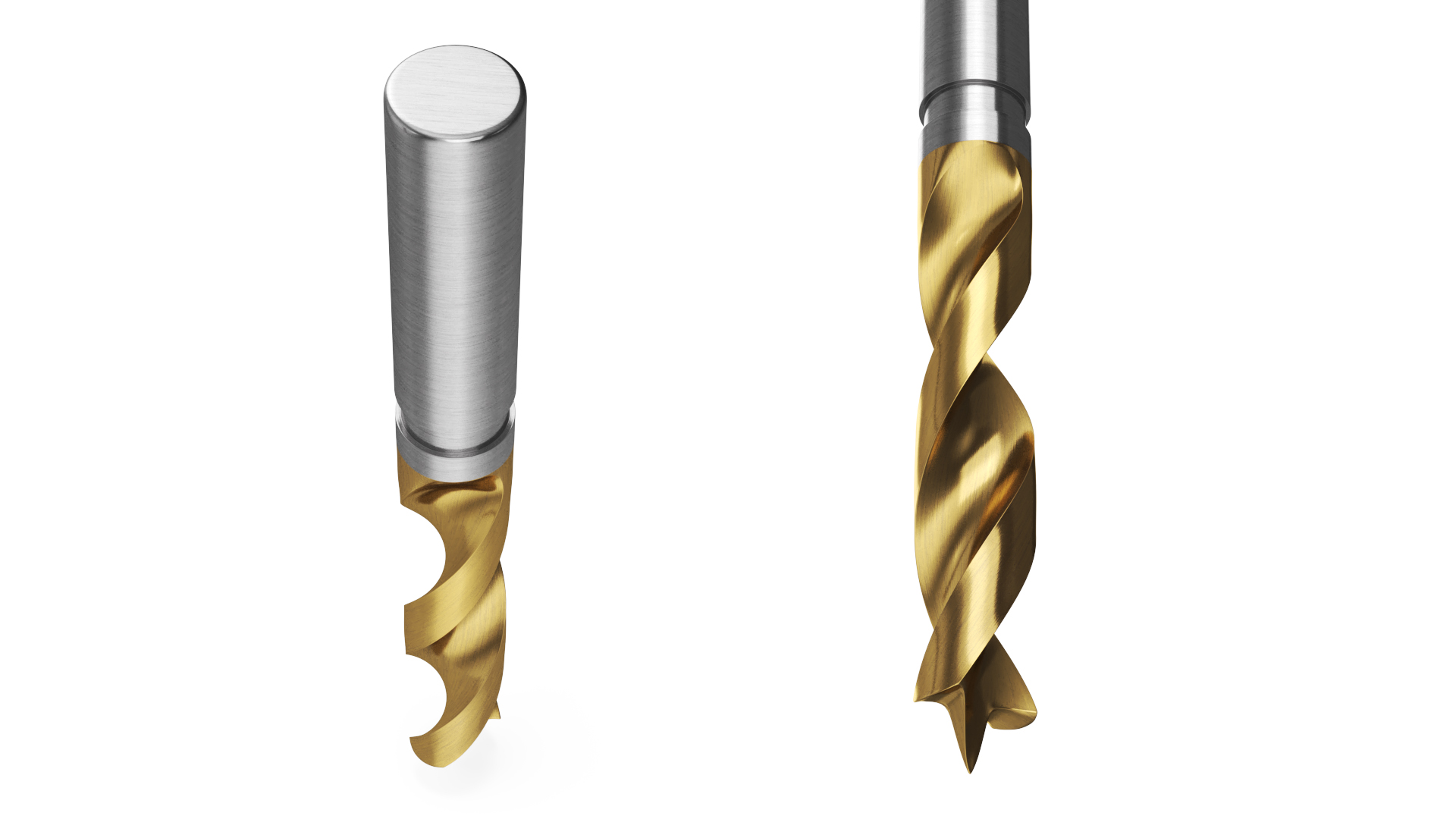 3D Utility Brad Point Drill Bit model