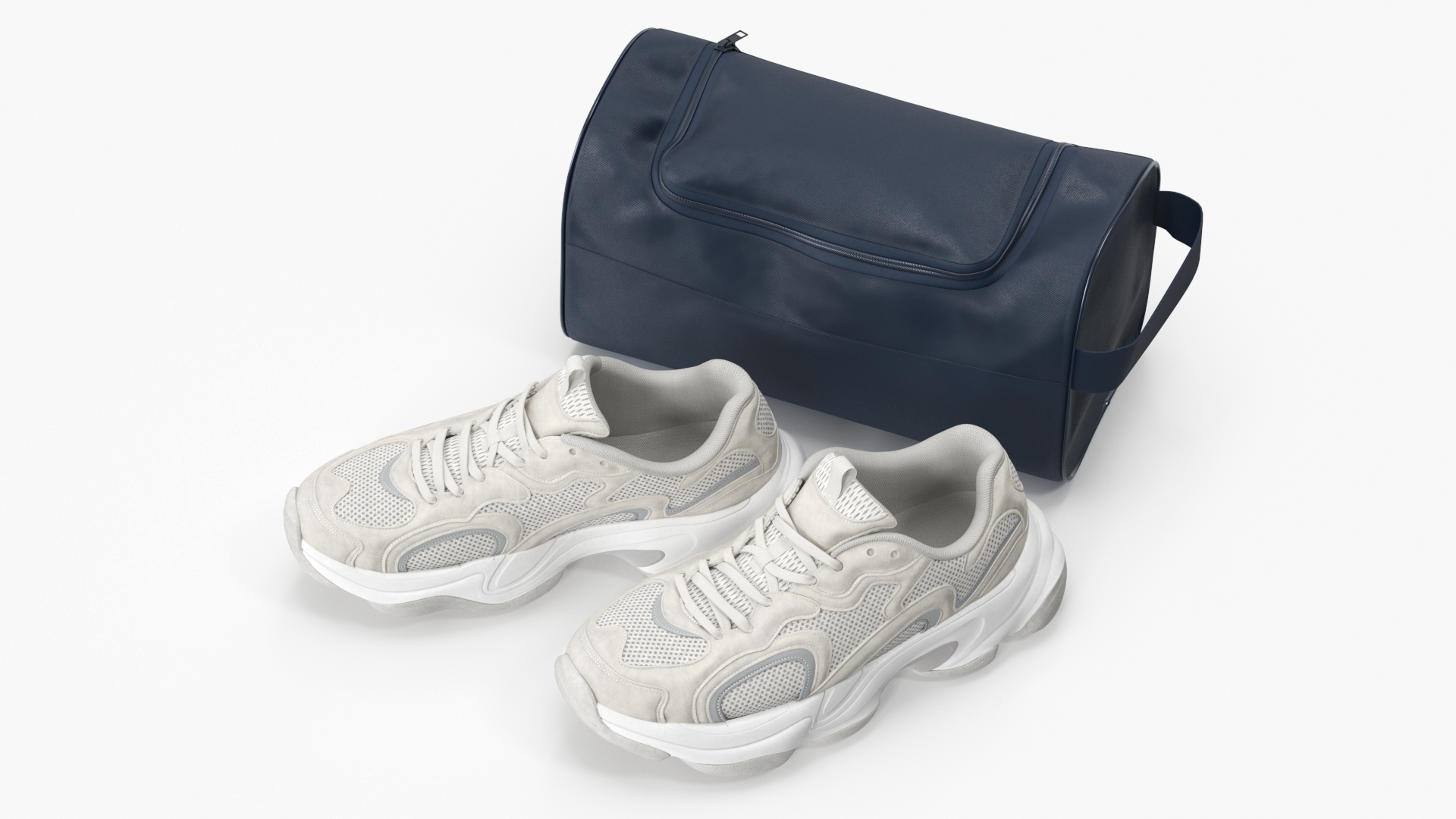 Fitness Shoe Bag and Fashion Sneakers 3D