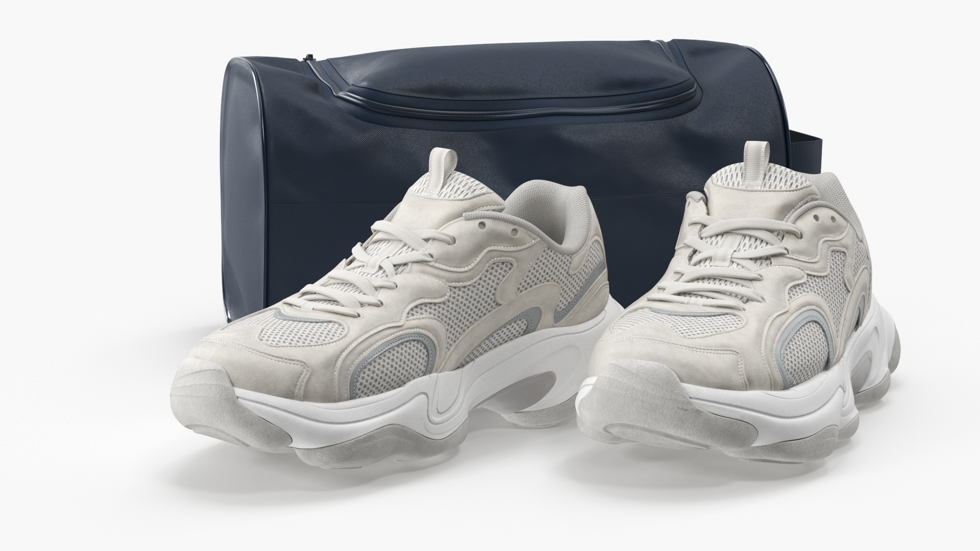 Fitness Shoe Bag and Fashion Sneakers 3D