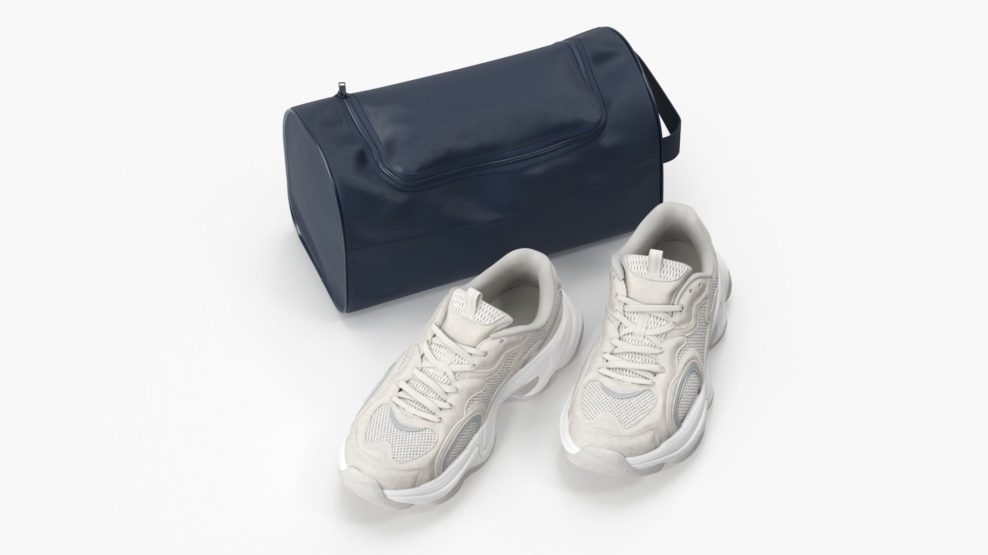 Fitness Shoe Bag and Fashion Sneakers 3D