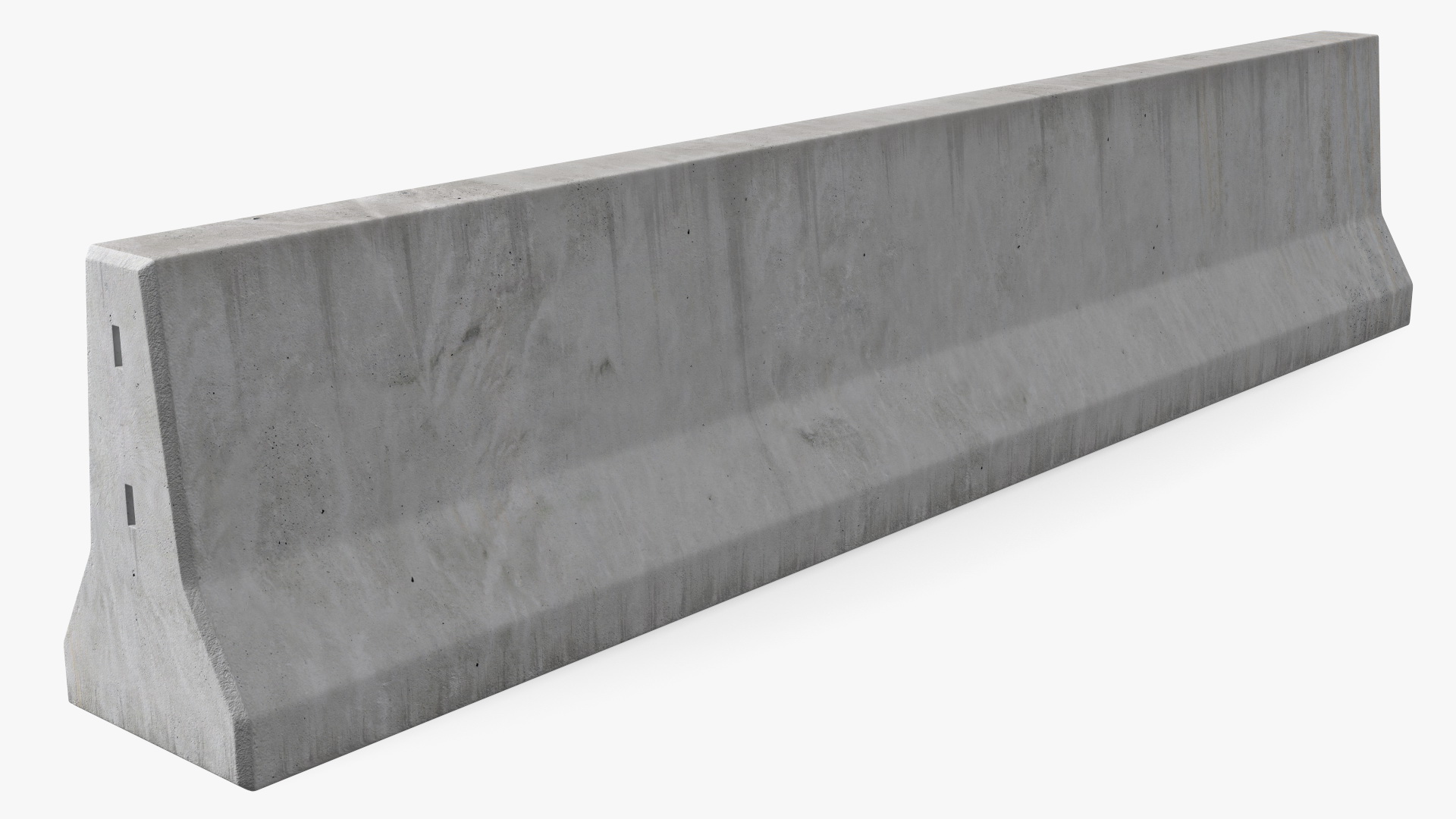 3D Concrete Jersey Barrier model