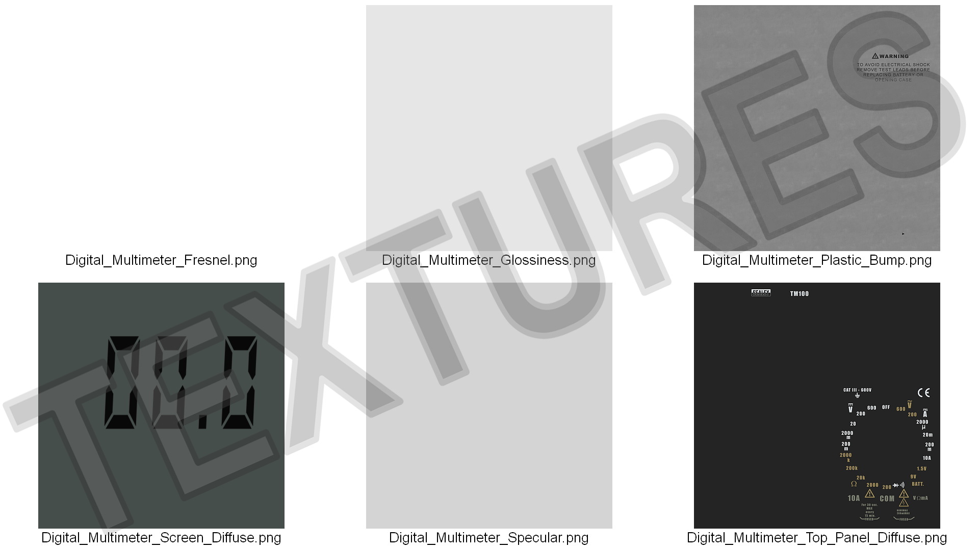 3D Digital Multimeter model