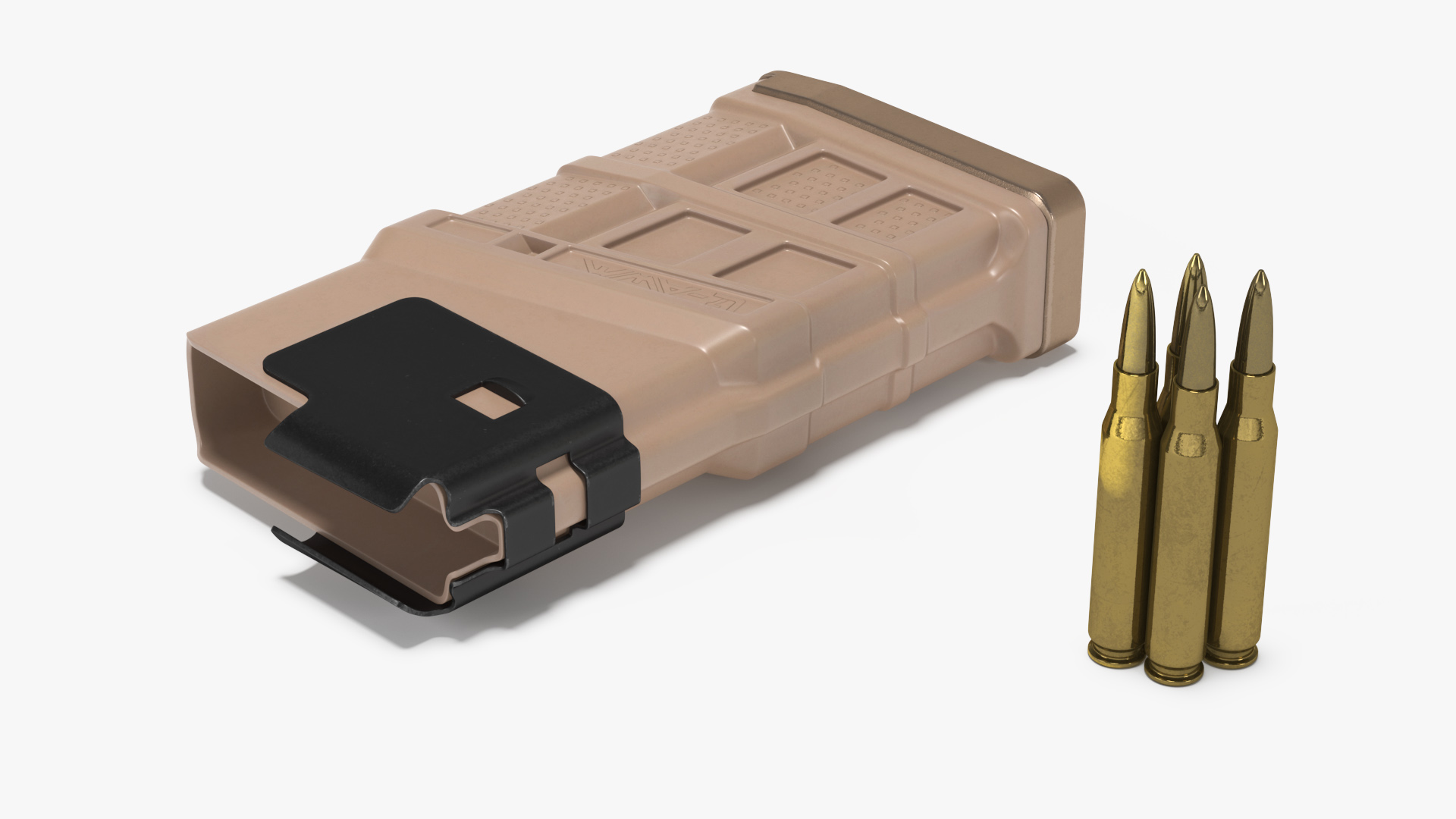 7.62x51 Round Magazine 3D