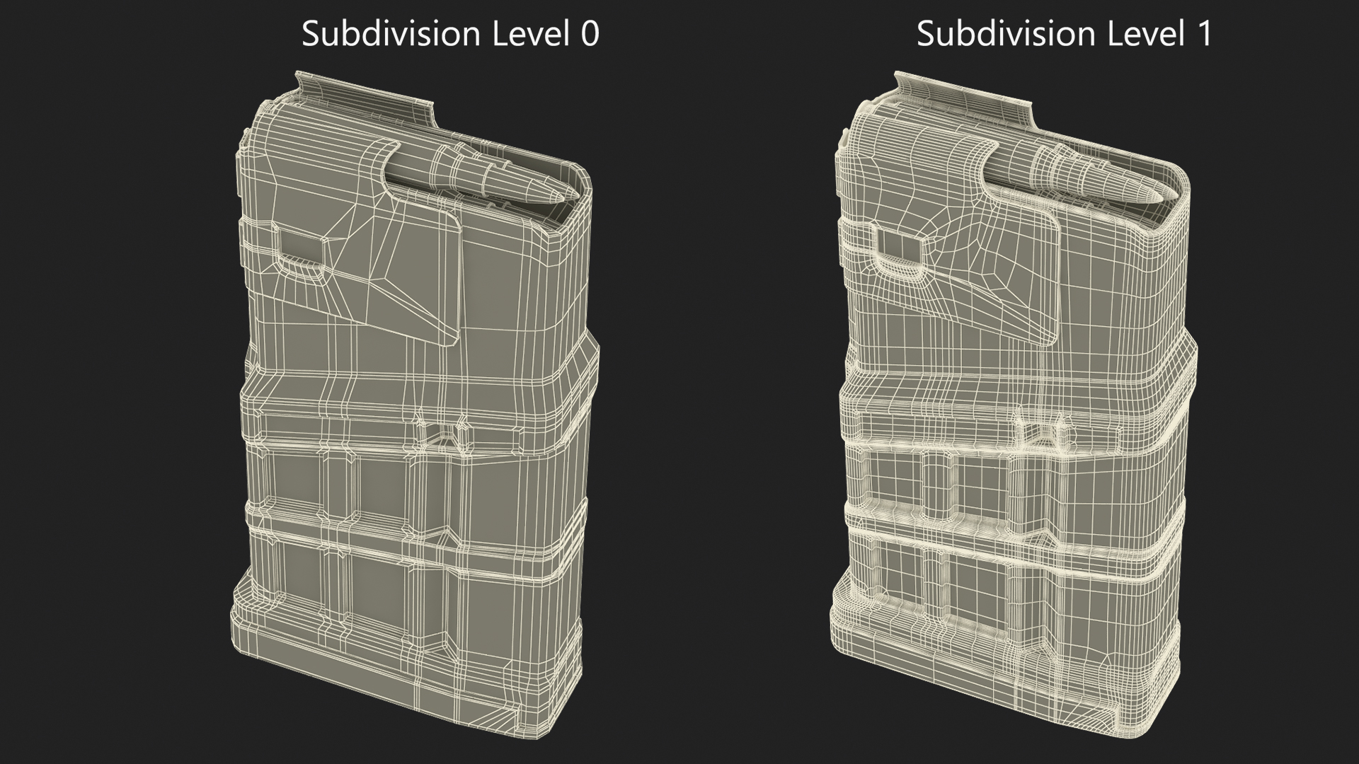 7.62x51 Round Magazine 3D