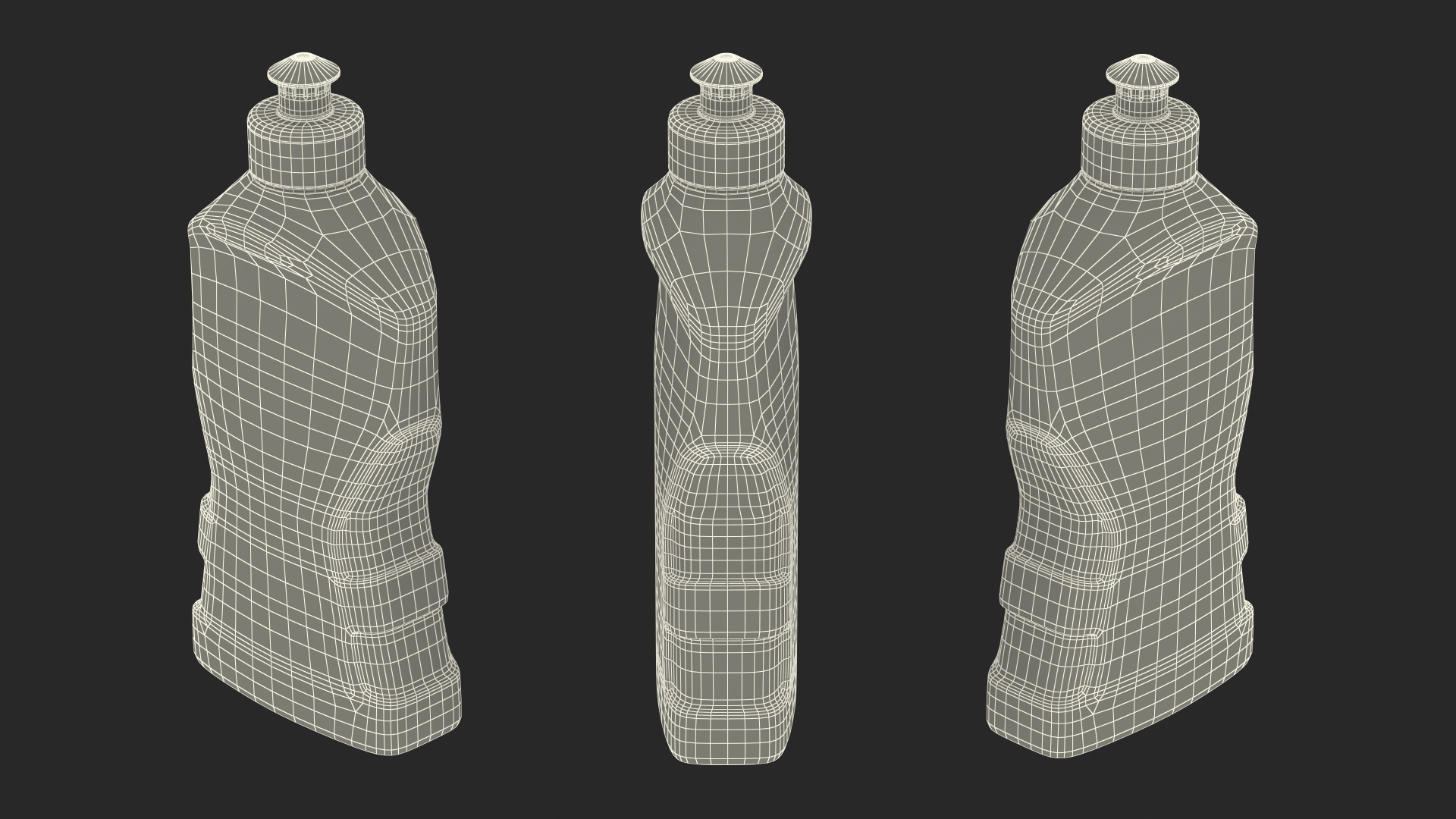 3D Dishwashing Liquid model