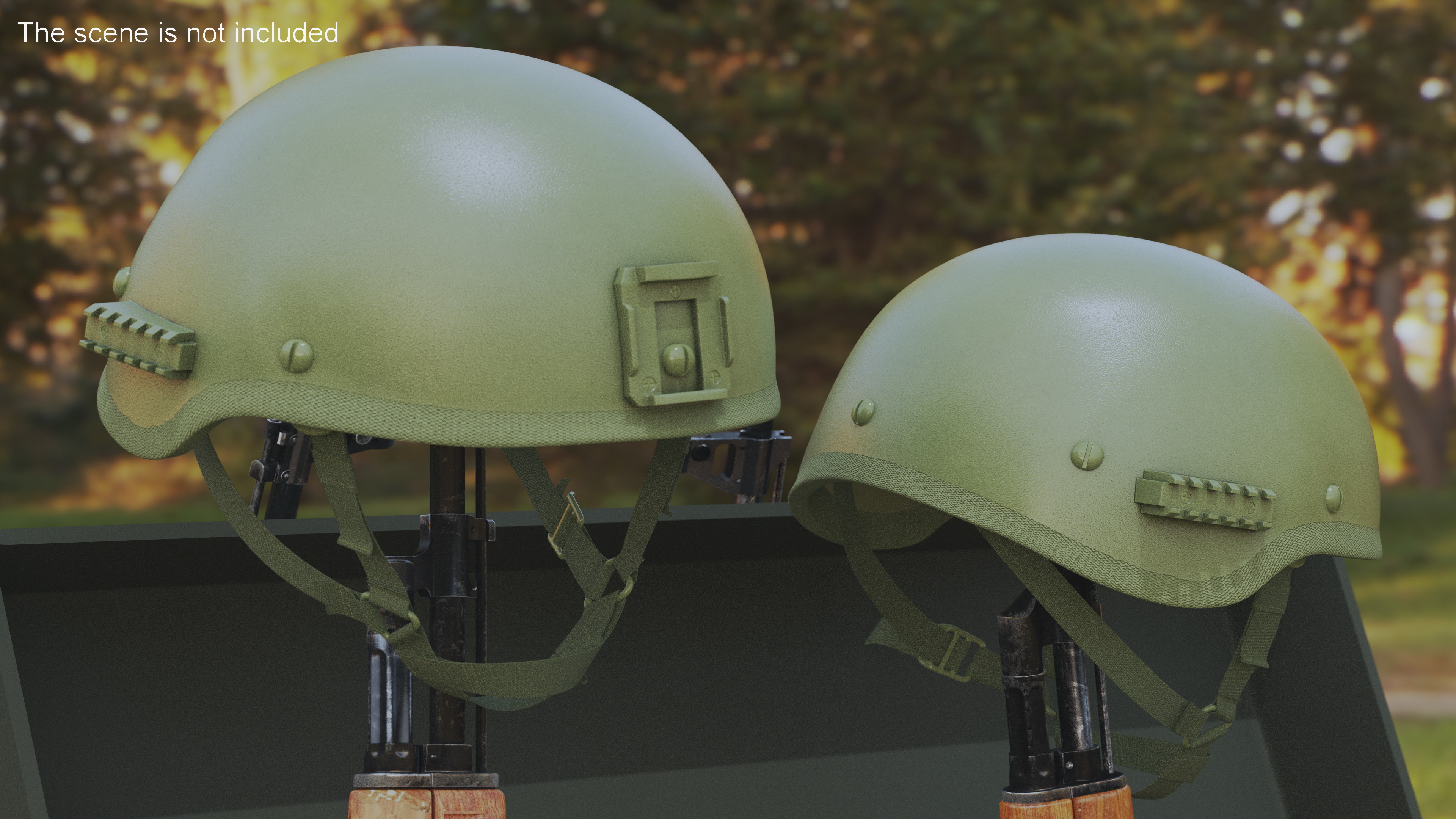 Helmet 6B47 Ratnik Green 3D model