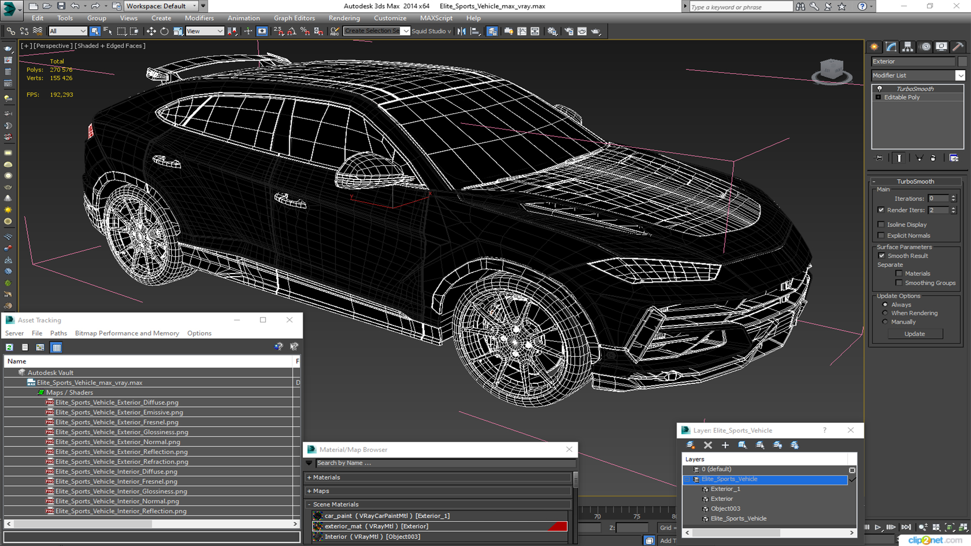 3D model Elite Sports Vehicle