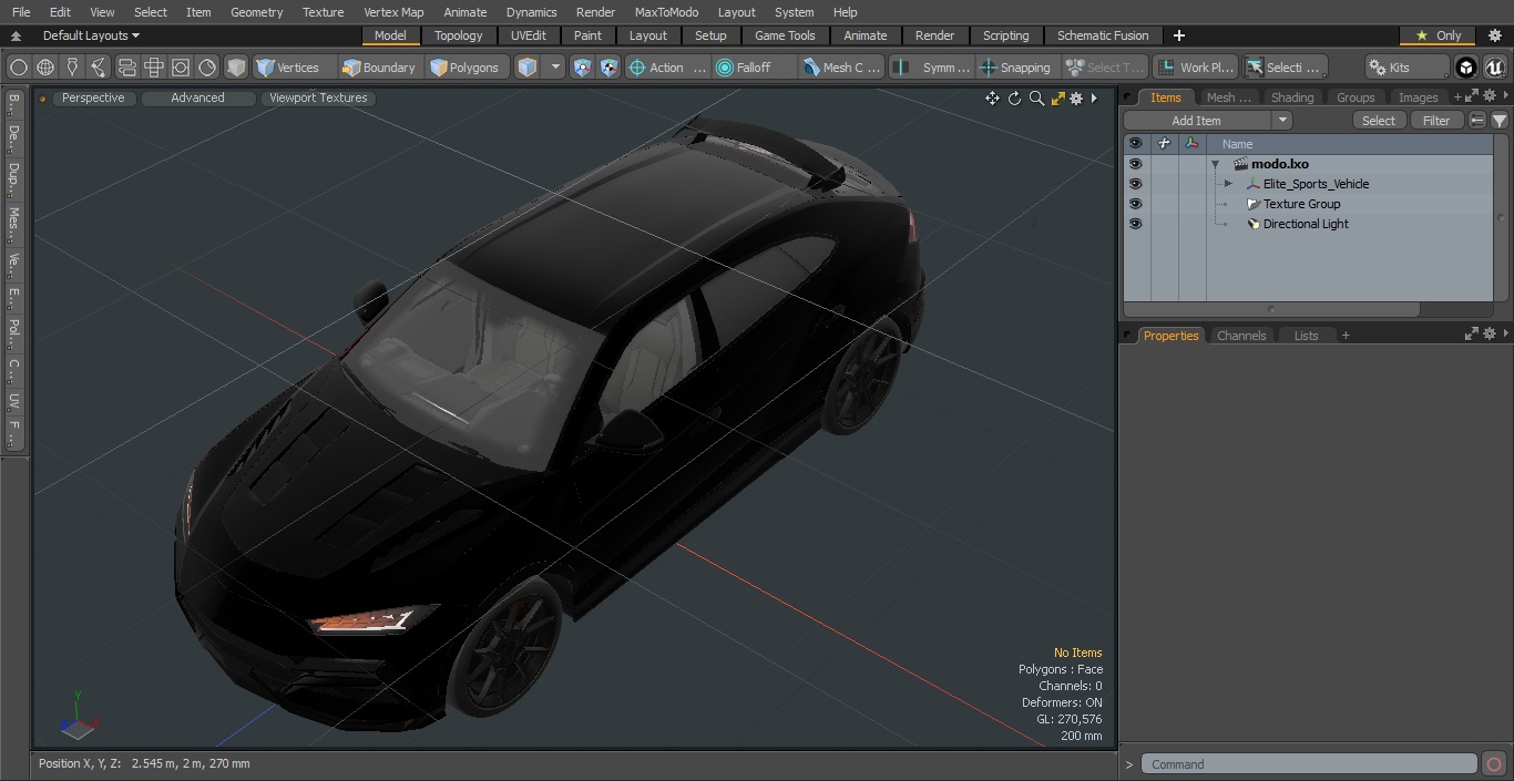 3D model Elite Sports Vehicle