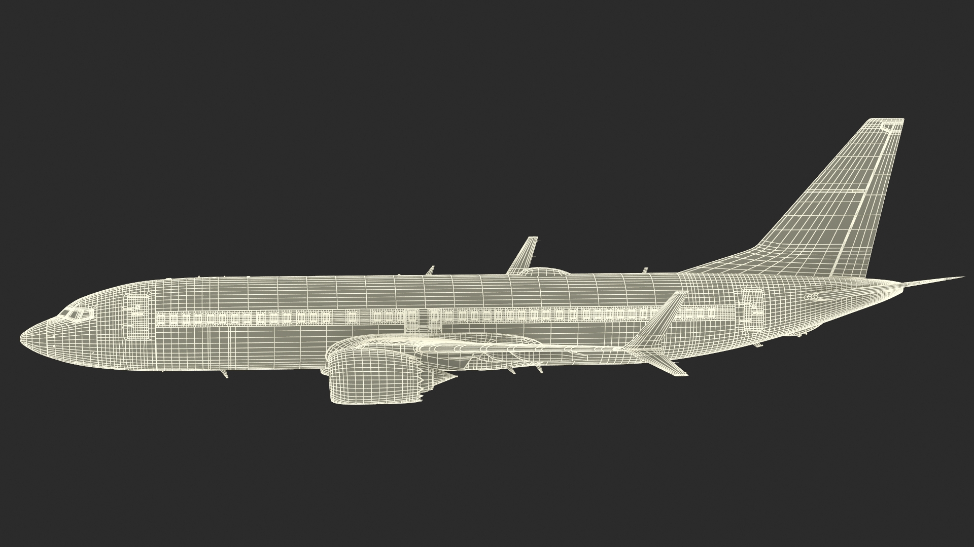 3D model Southwest Airlines Boeing 737 MAX 8 in Flying