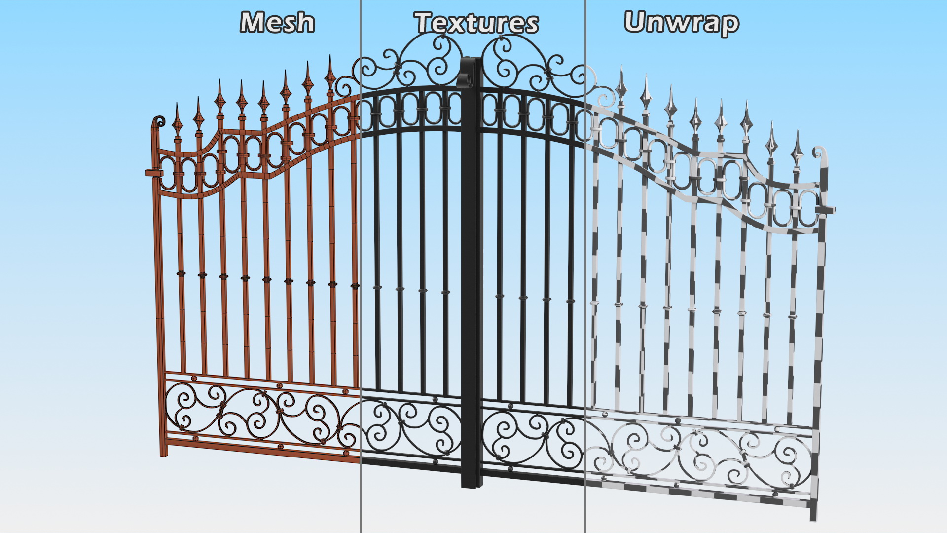 Iron Gate 3D model