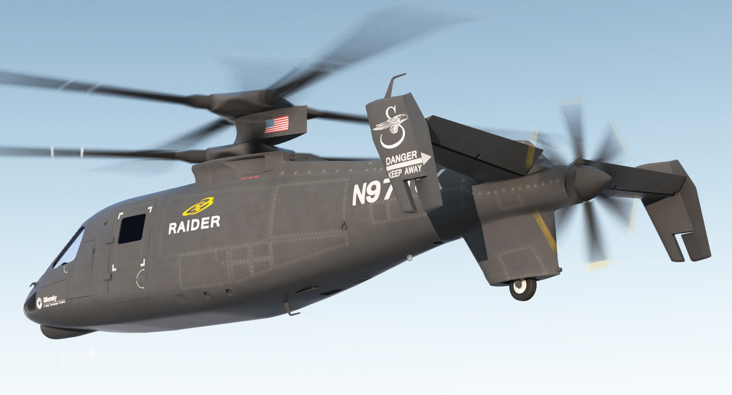 Sikorsky S97 Raider 3D model